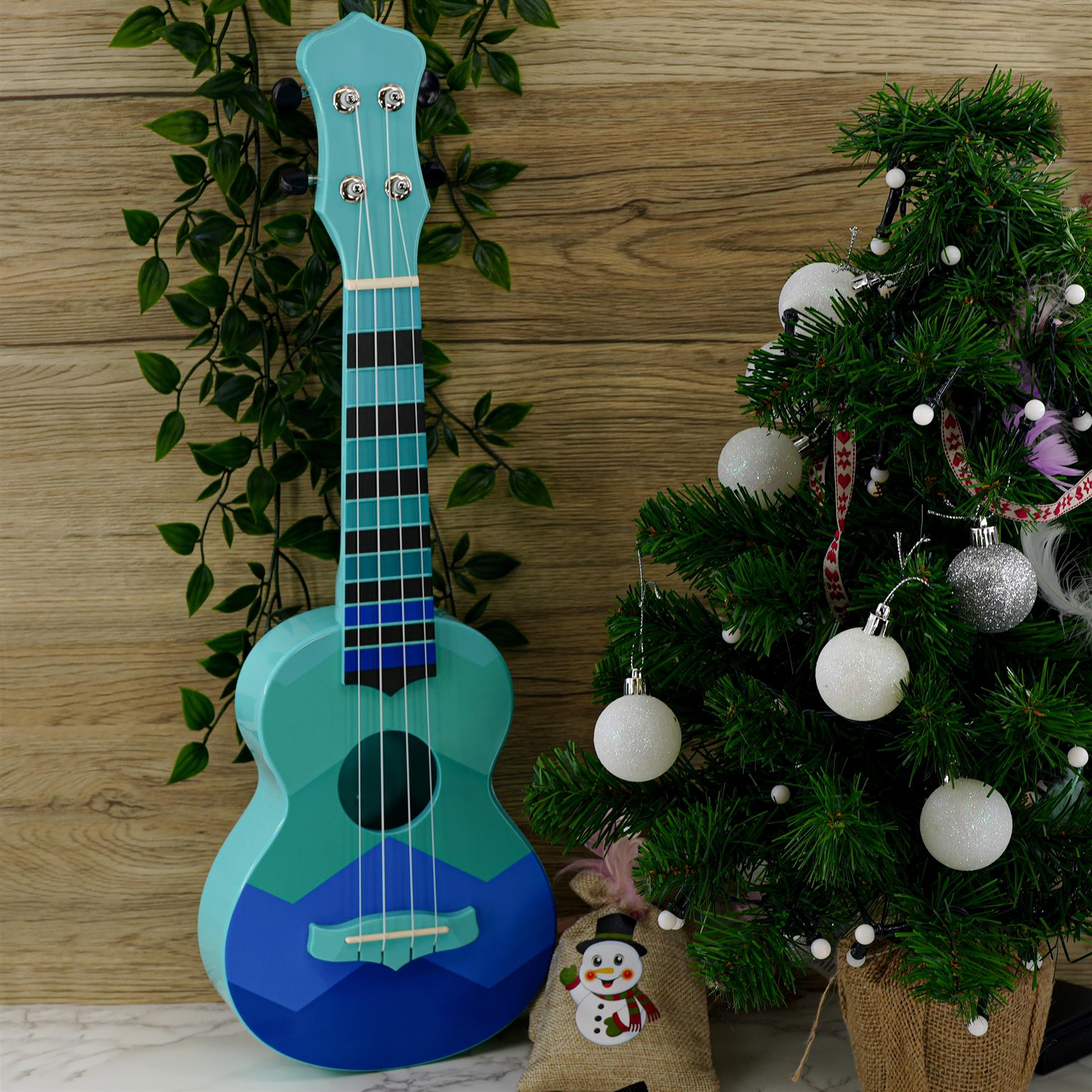 The Magic Toy Shop Ukulele 4 Strings Blue Musical Instrument