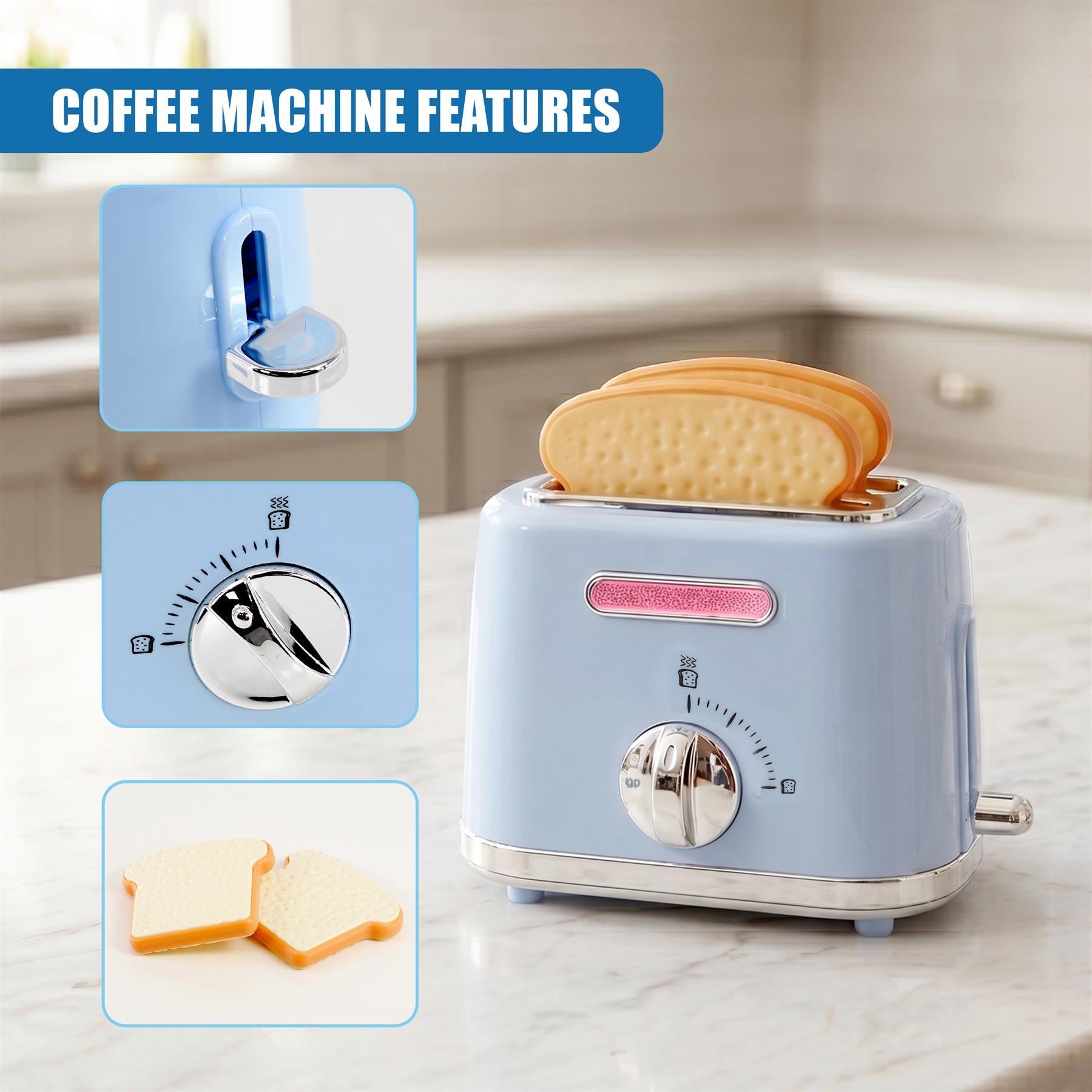 9 Piece Breakfast Toy Set