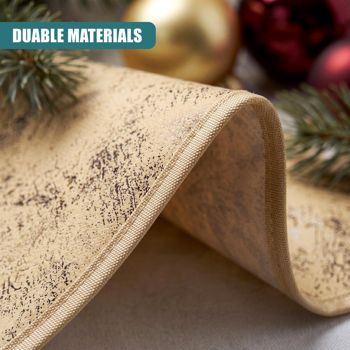 Mocha Christmas Tree Skirt 22"