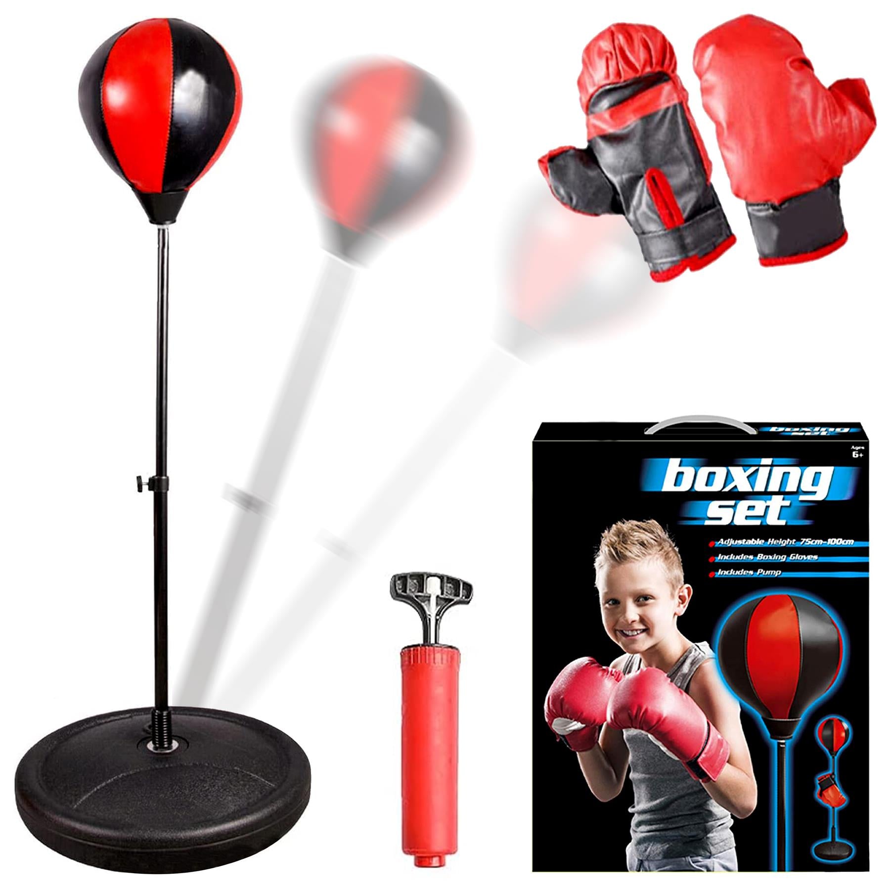 Freestanding Boxing Set Punch Ball Bag with Gloves by The Magic Toy Shop - The Magic Toy Shop