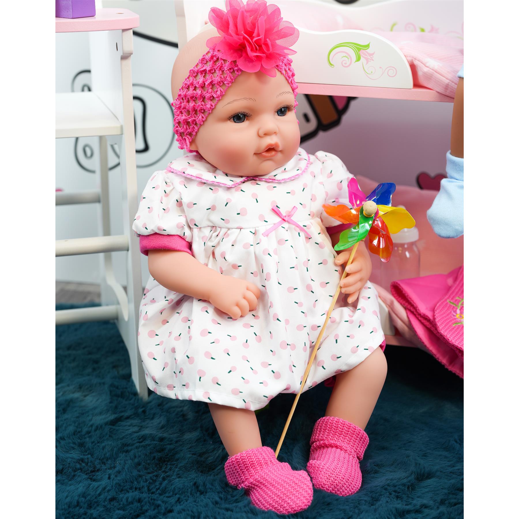 BiBi Outfits - Reborn Doll Clothes (Hot Pink) (50 cm / 20