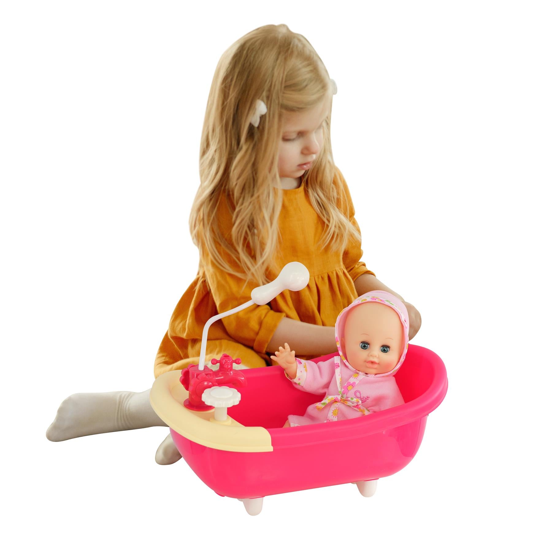 Baby doll cheap bath toy