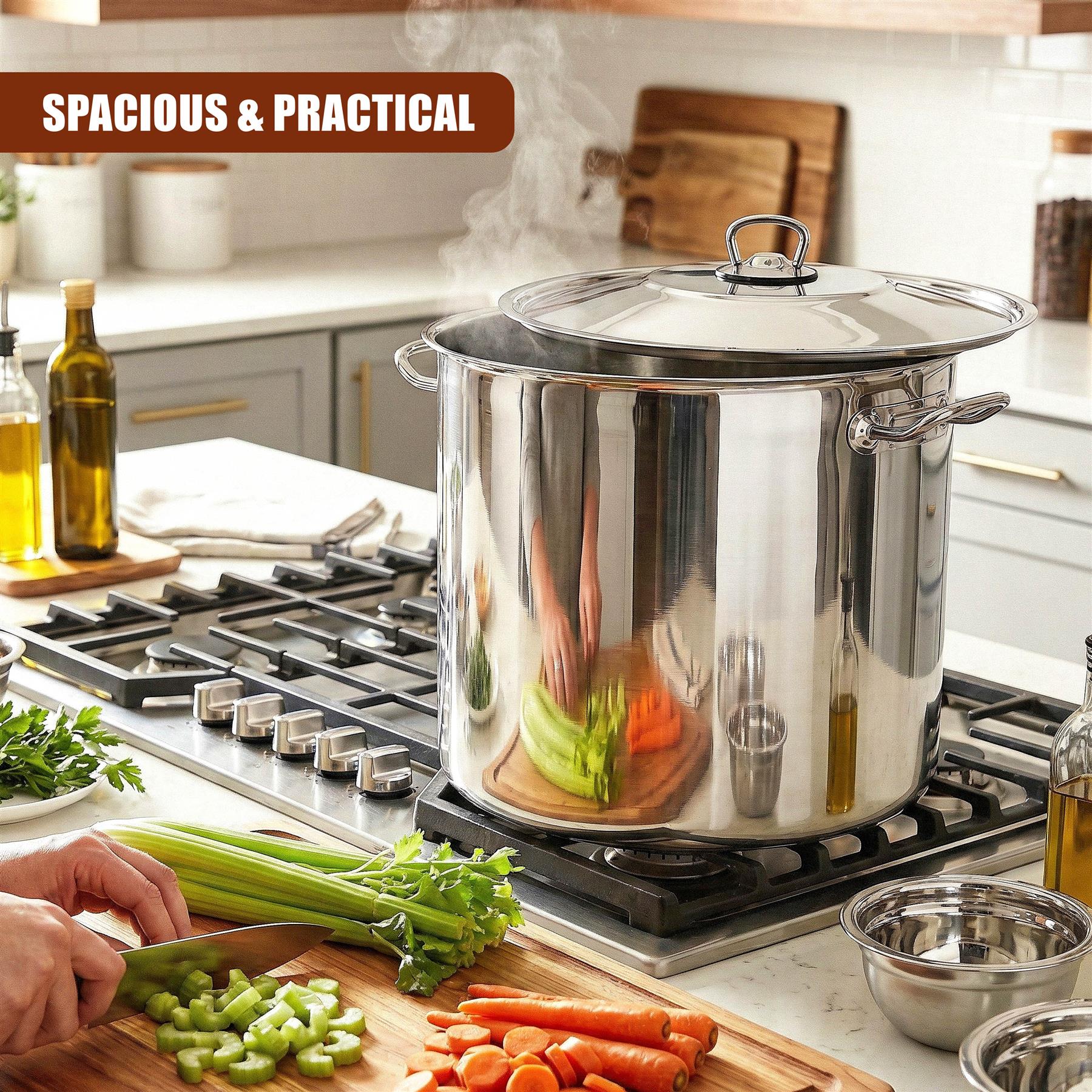 Arian Gastro Stock Pot - 21 Litre