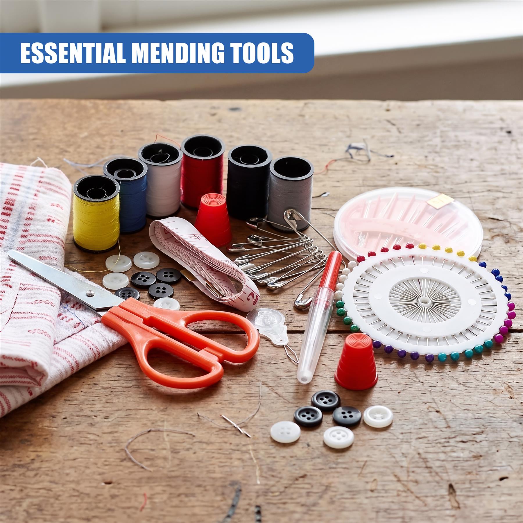 Metal Sewing Kit Box