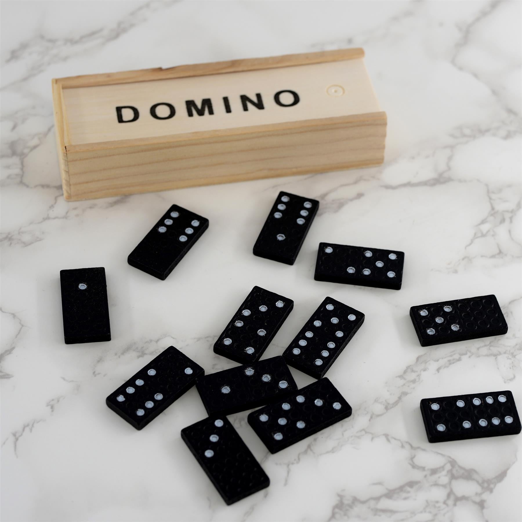 The Magic Toy Shop Dominoes Game in Wooden Box