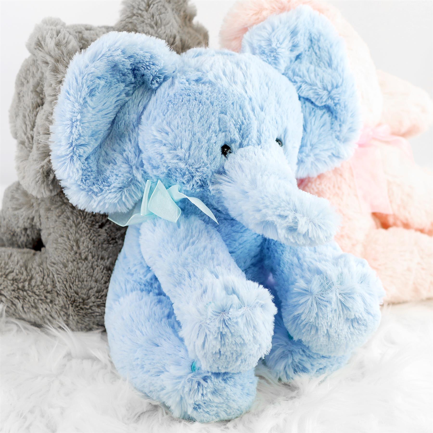 Blue store Stuffed Plush Animal Elephant Toy for Baby