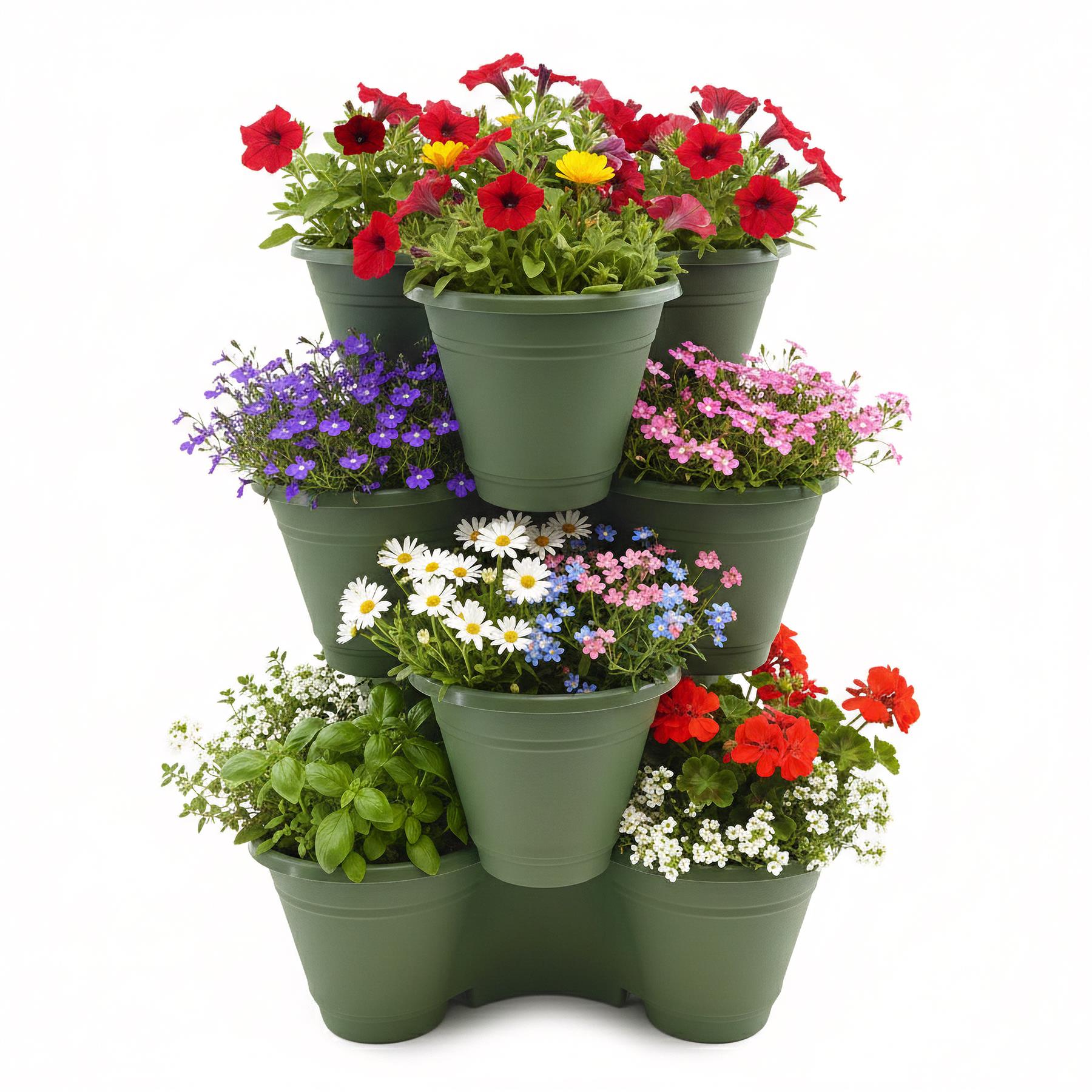 Stackable Strawberry Planters