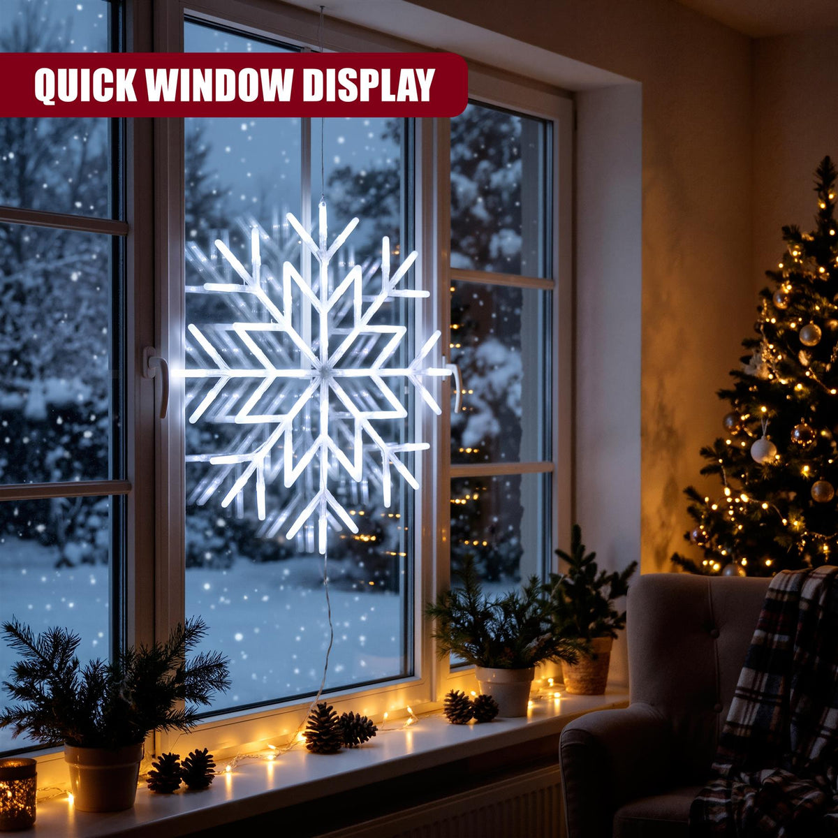 Christmas Snowflake Lights