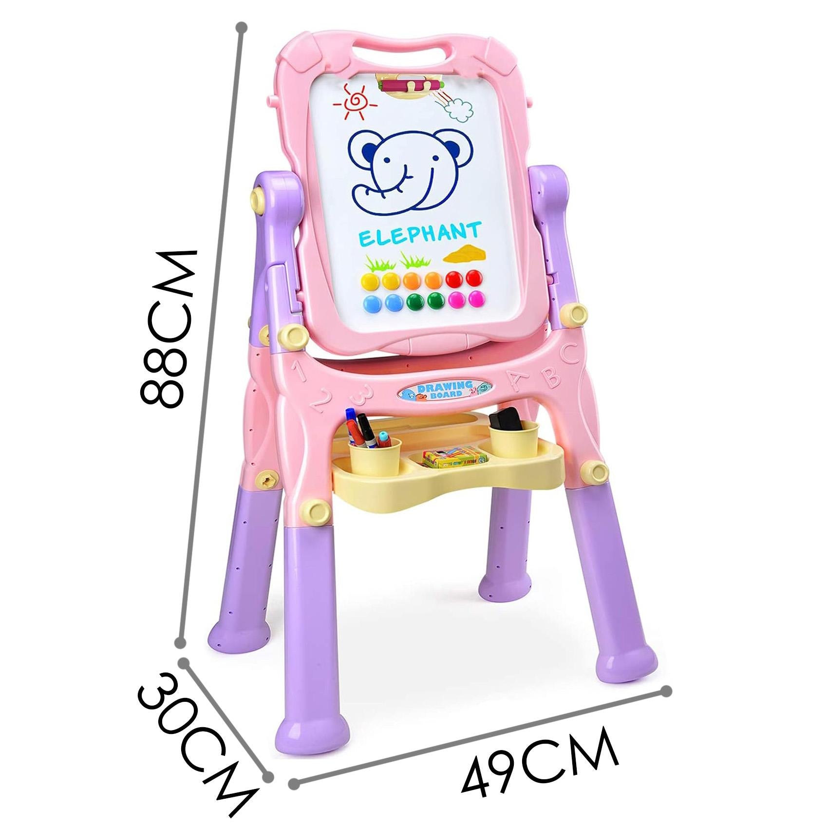 Pink Folding Double-Sided Magnetic Drawing Board by The Magic Toy Shop - The Magic Toy Shop