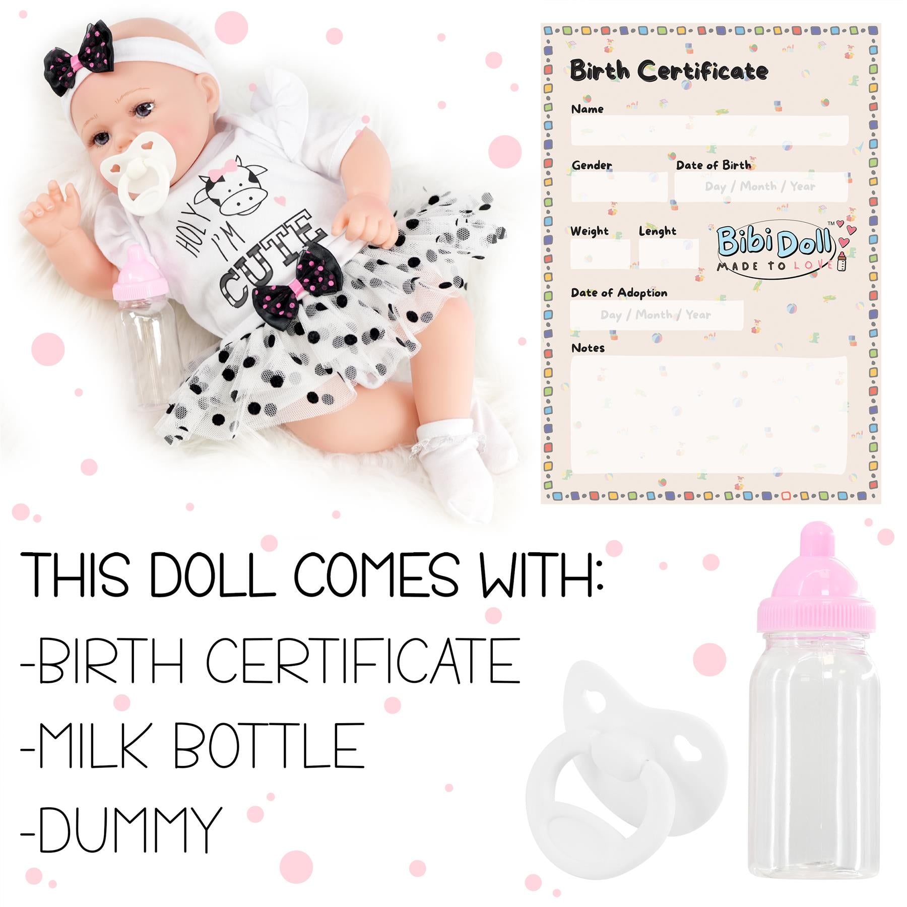 BiBi Reborn Doll Awake Girl "Jasmine" (43 cm / 17")