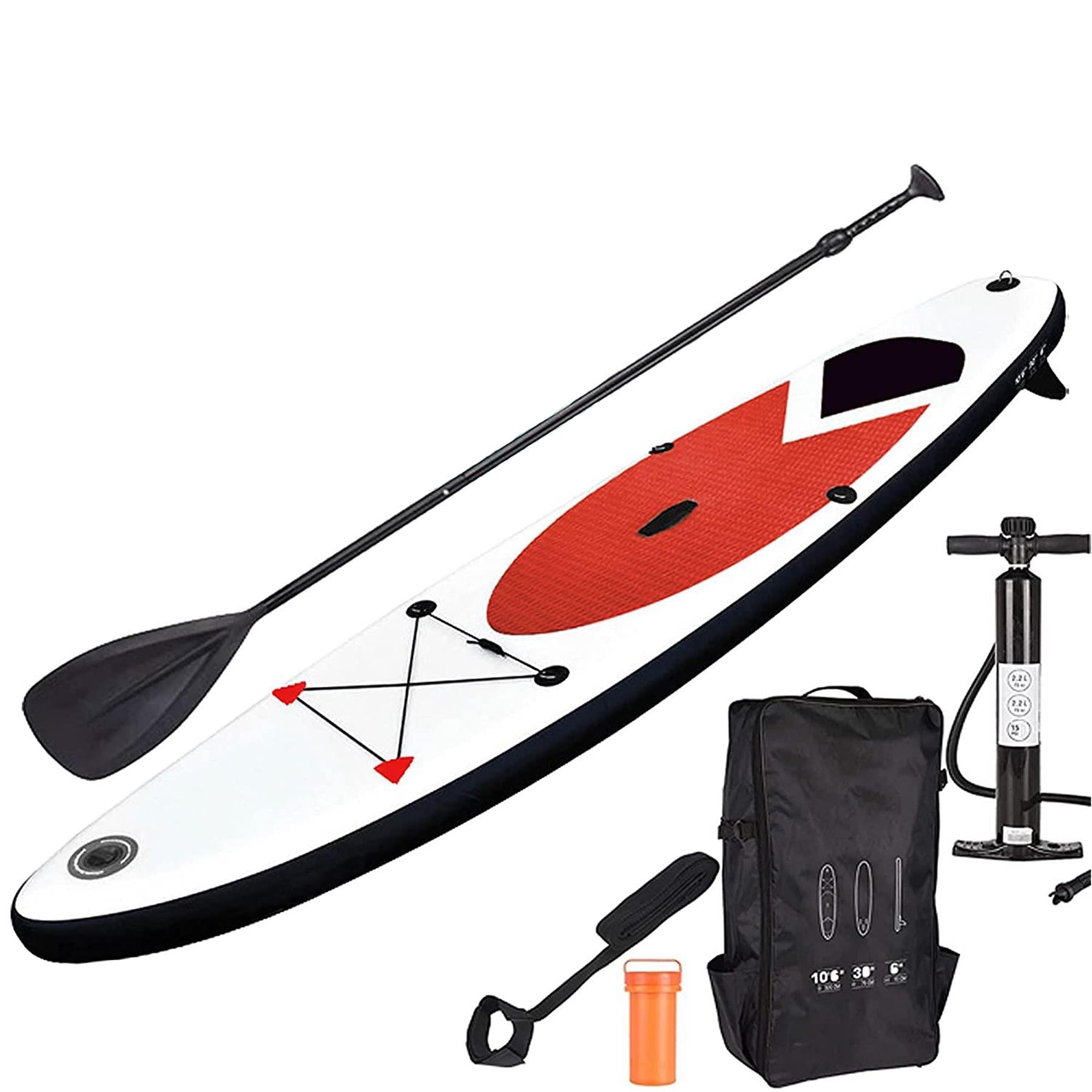 Geezy Inflatable SUP Stand Up Paddle Board Red 305cm
