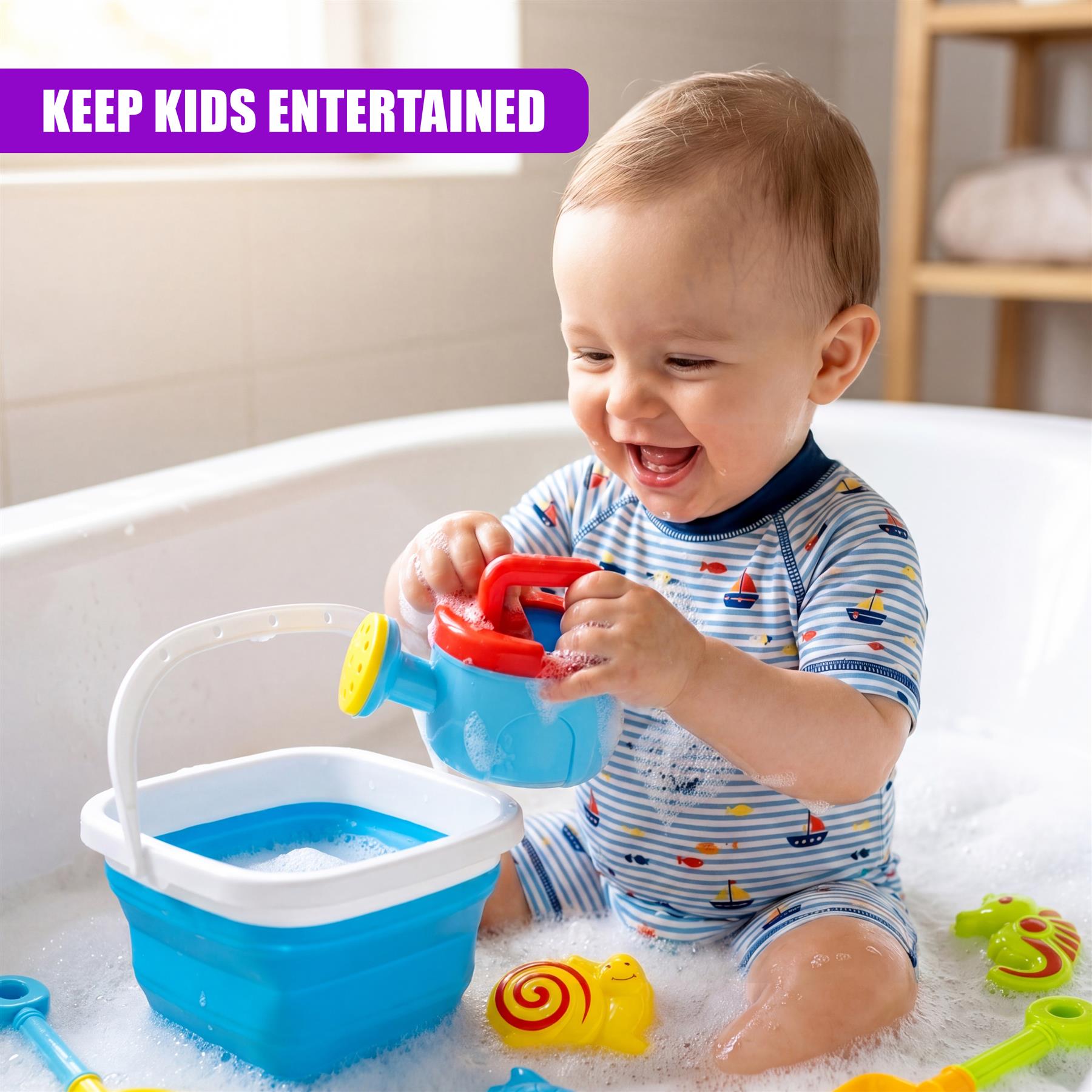 8-Piece Bucket & Spade Playset