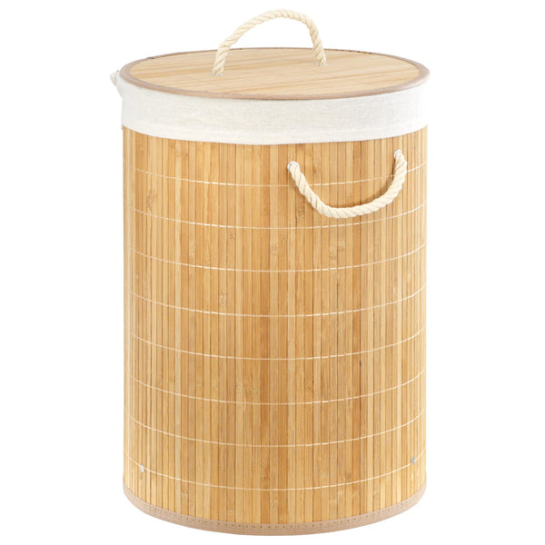 Round Bamboo Basket Natural by GEEZY | The Magic Toy Shop