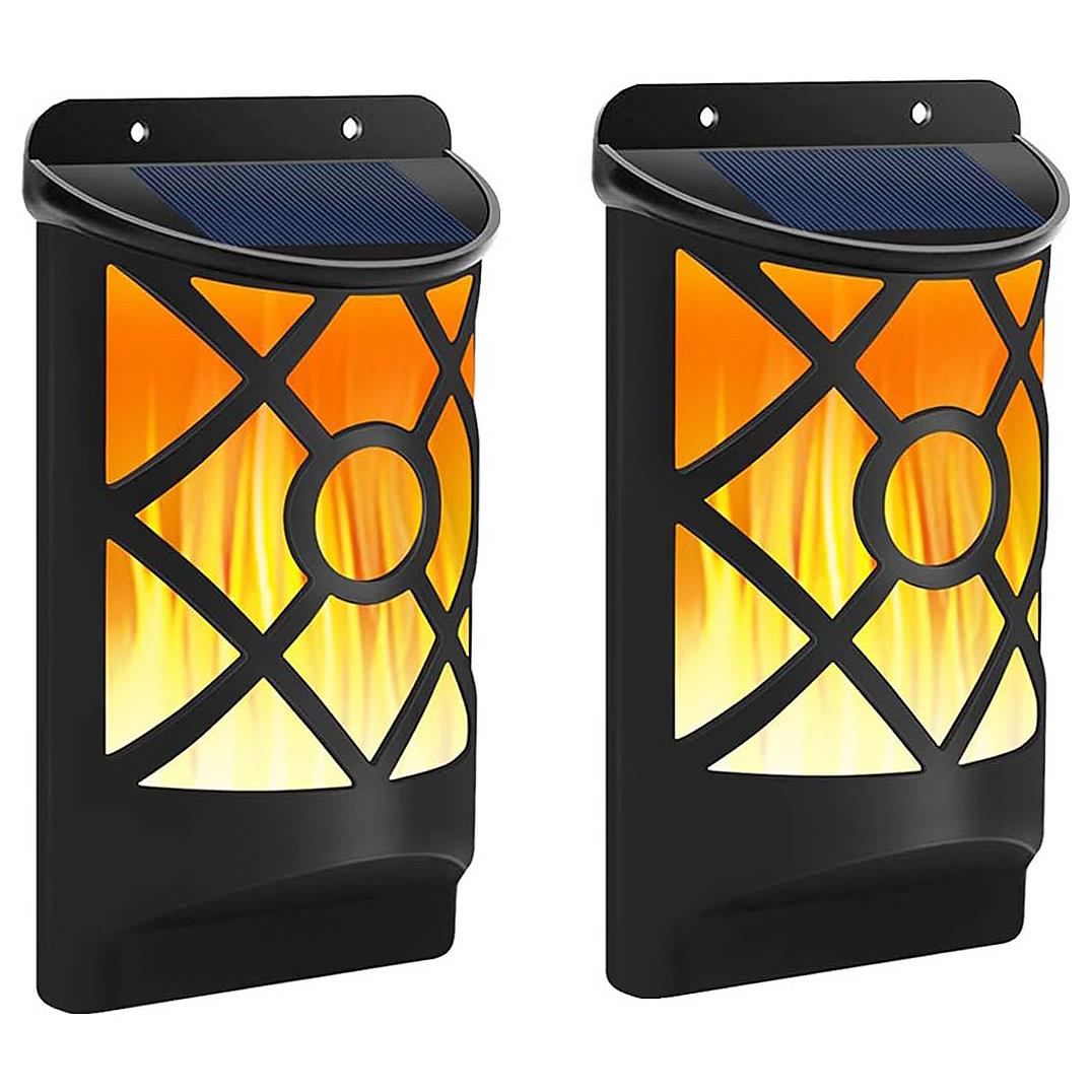 Solar Powered LED Flame Light Wall Mounted by GEEZY - The Magic Toy Shop
