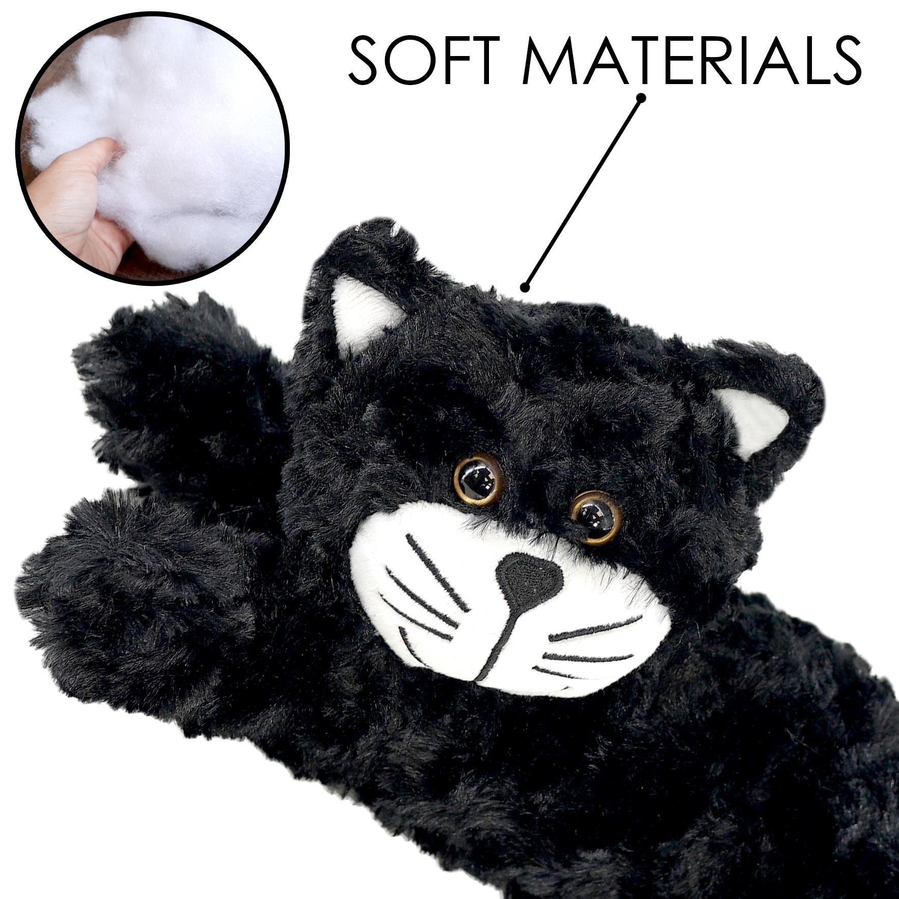 Novelty Black Cat Micro-Fleece Excluder by Geezy - The Magic Toy Shop