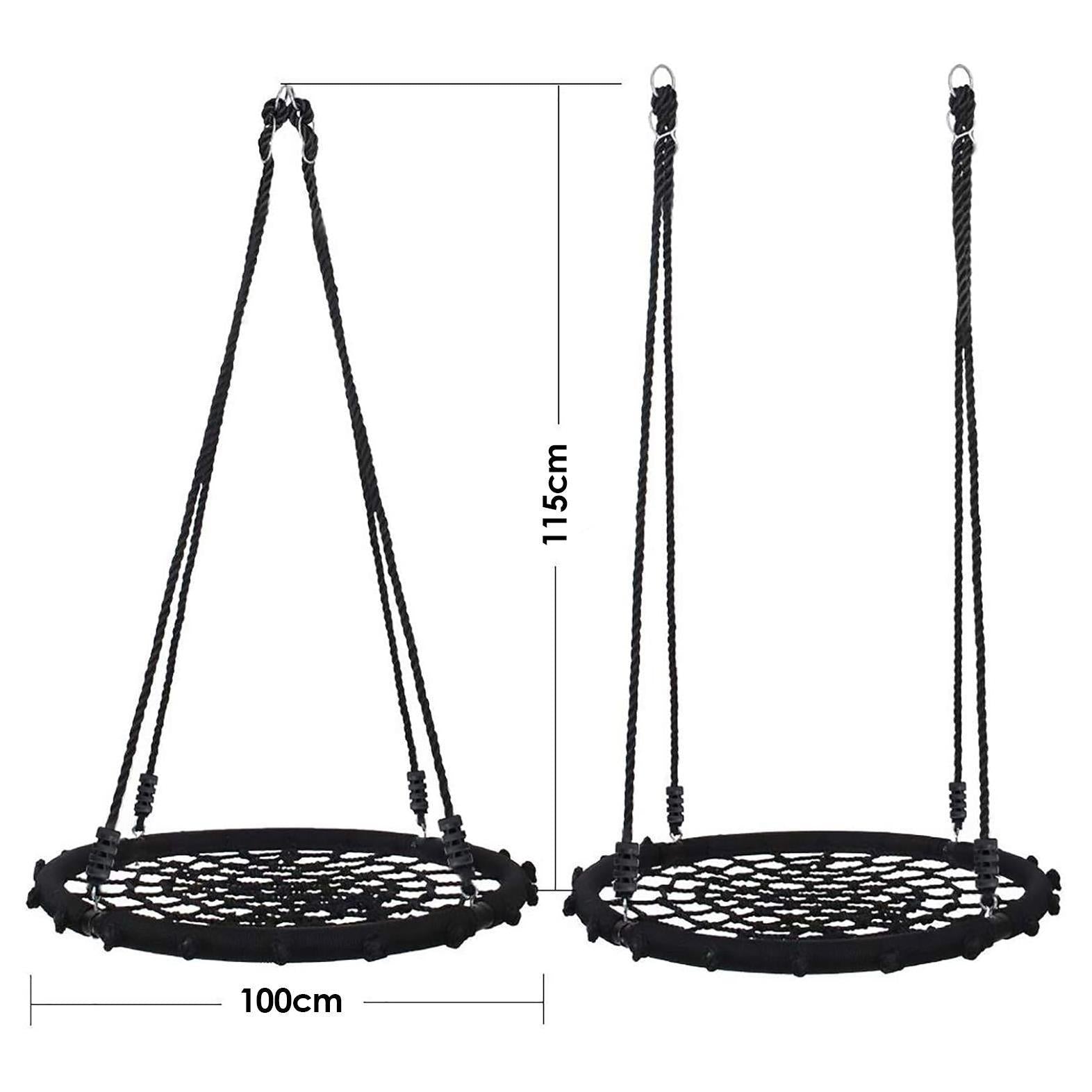 The Magic Toy Shop Giant Kids Outdoor Nest Disc Swing for 2 People