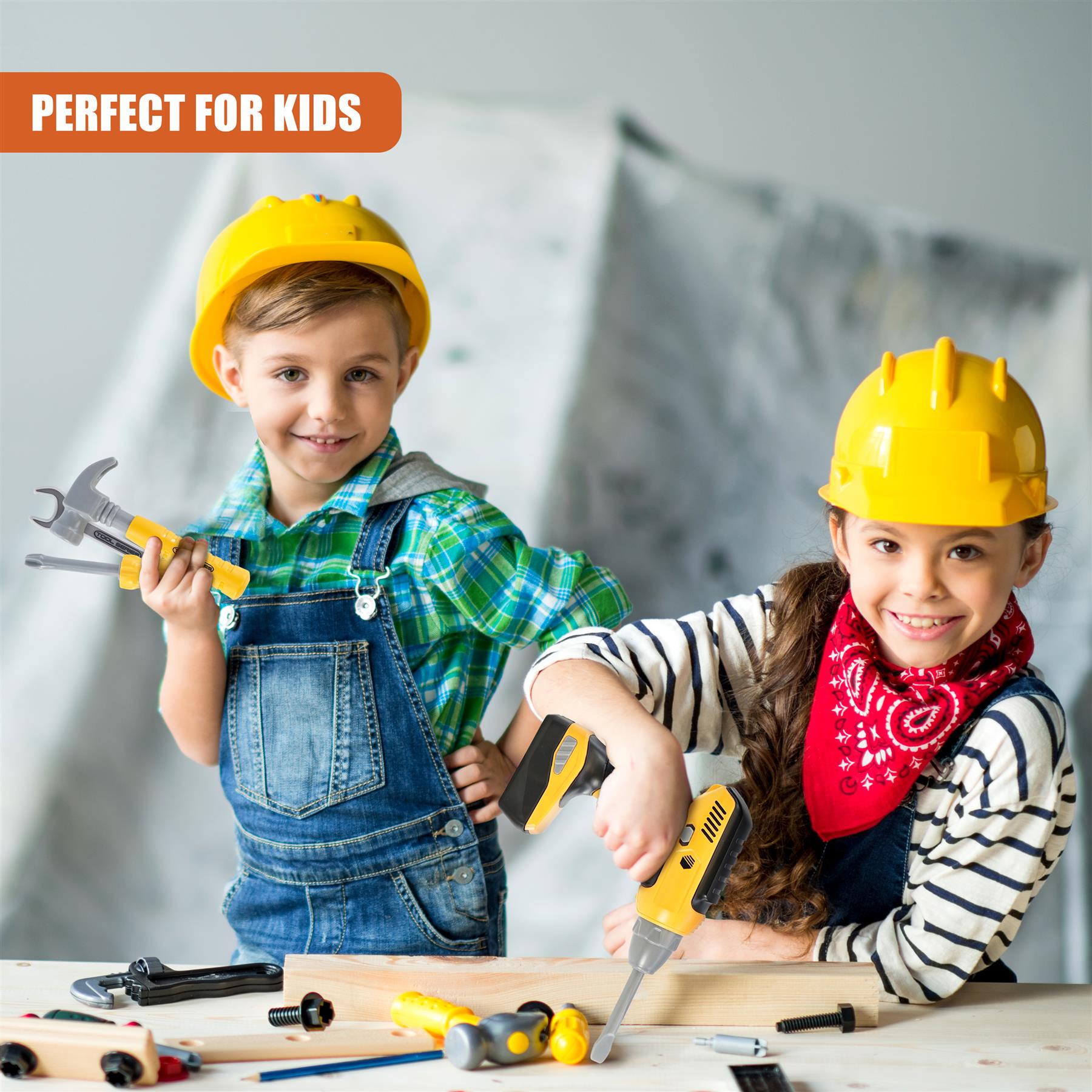 20 Piece Kids Tool Set with Carrying Case
