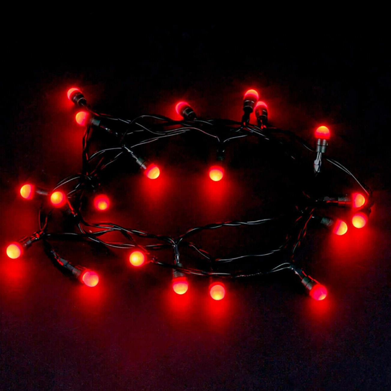 Christmas LED Lights 1000 Berry String Red