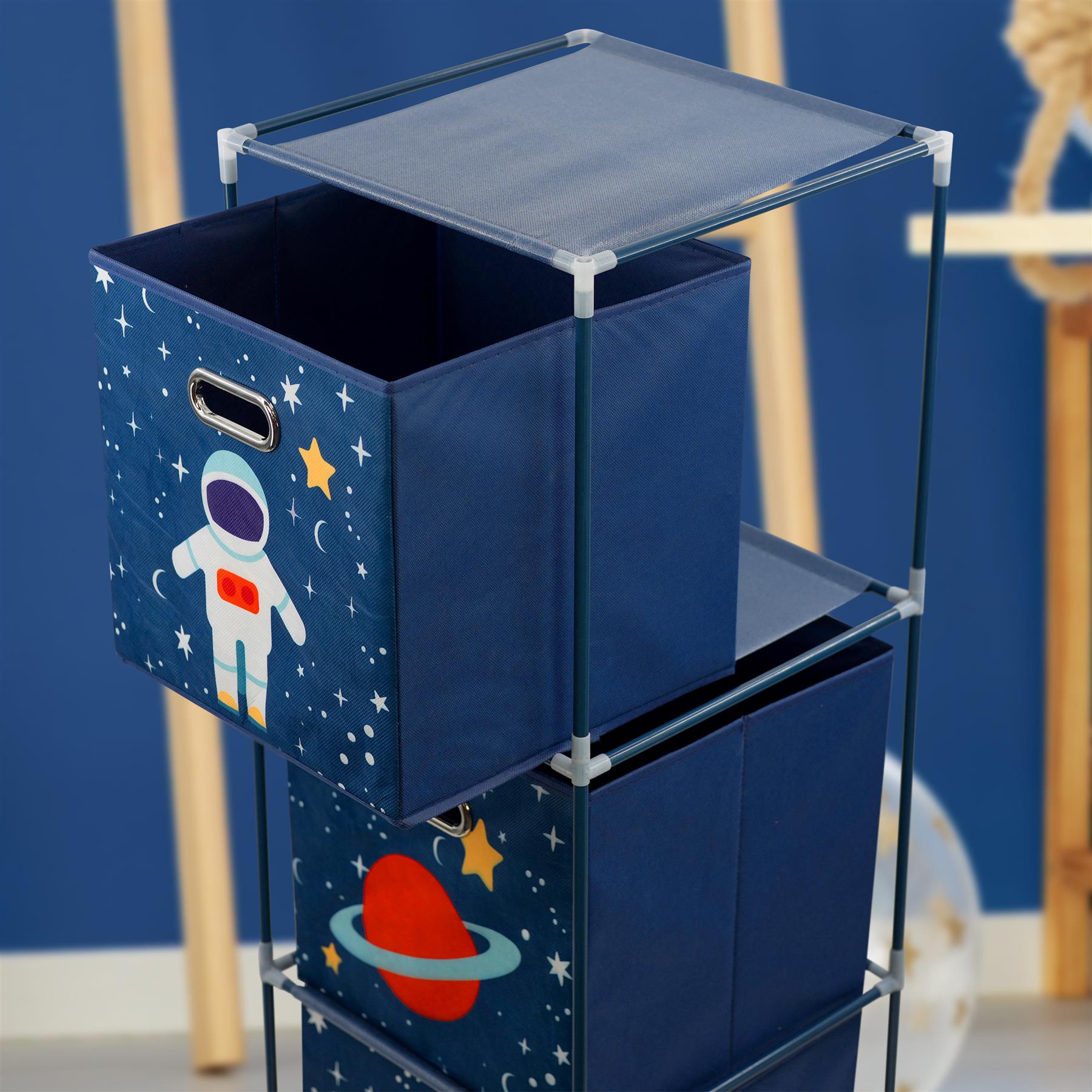 Kids Storage Cube Units, Space Theme