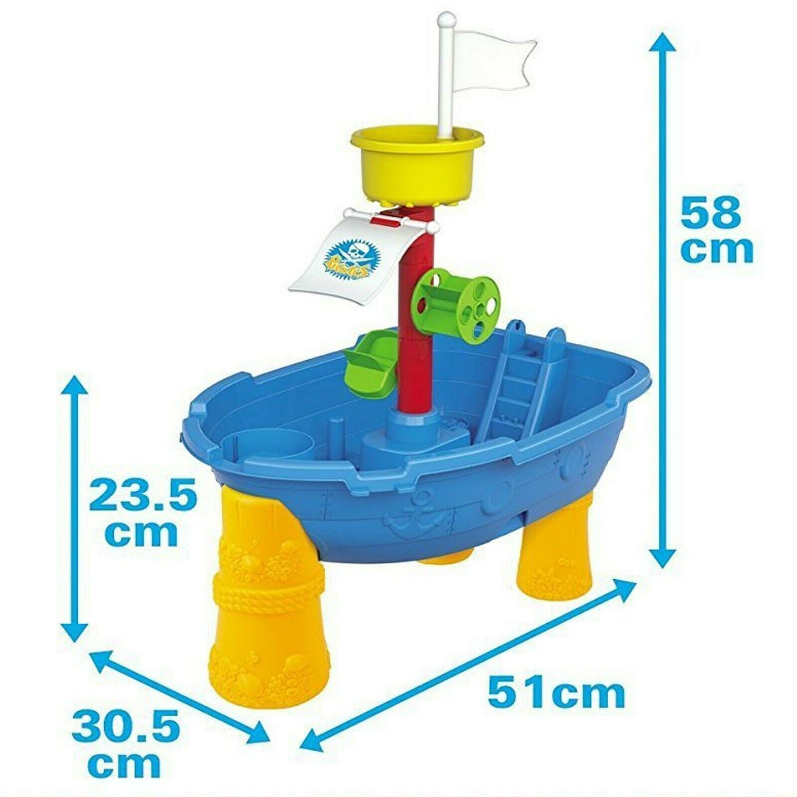 Pirate Ship Boat Sand and Water Table Play Set by The Magic Toy Shop - The Magic Toy Shop