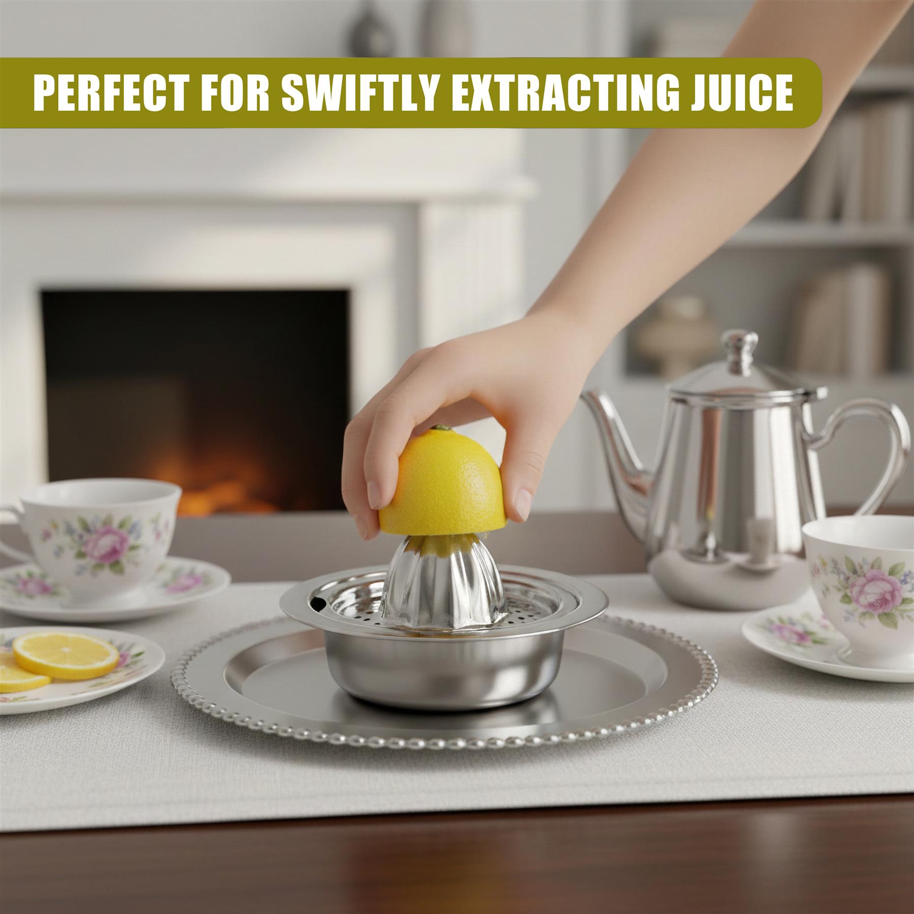 Stainless Steel Manual Citrus Juicer