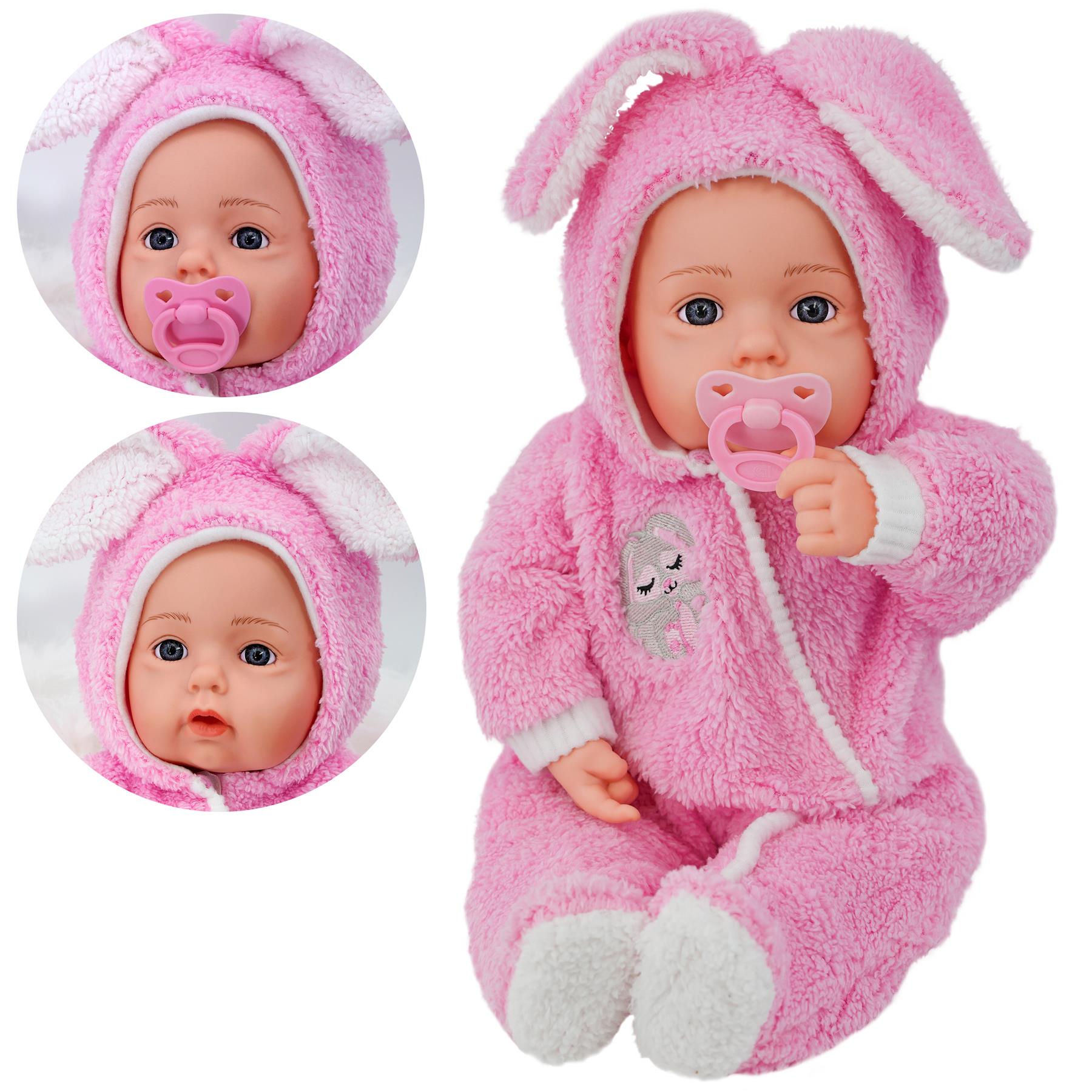 20” Bibi Girl Doll In Baby Pink Jumpsuit by BiBi Doll - The Magic Toy Shop