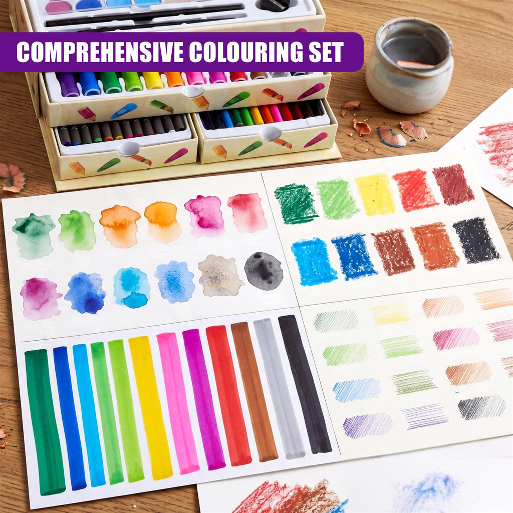 54 Craft Box 54 Pieces Craft Art Set in A Box - Crafts Sets/ Kits - Mts