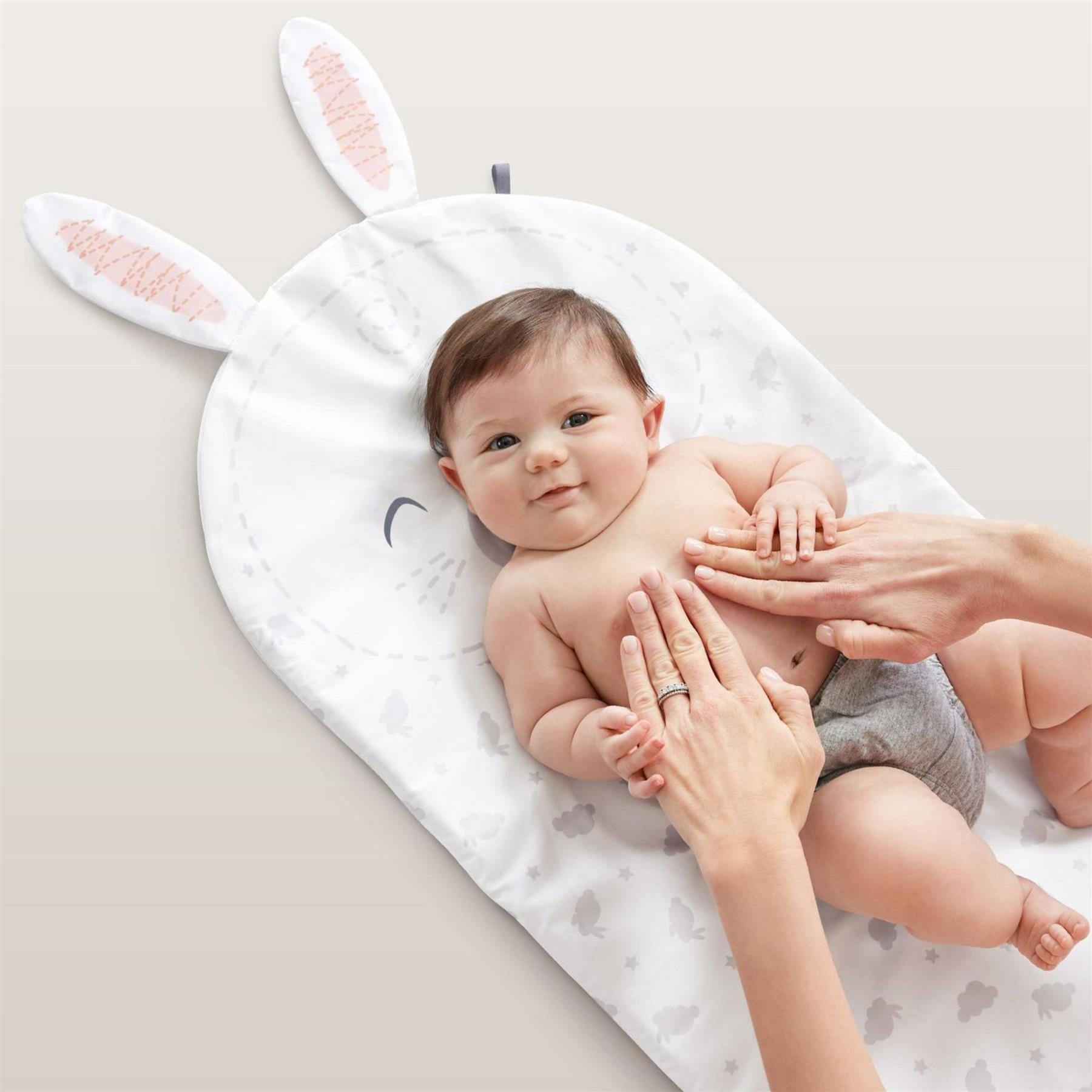 Fisher Price Baby Bunny Massage Set with Changing Mat and Wedge Pillow by Fisher Price - The Magic Toy Shop