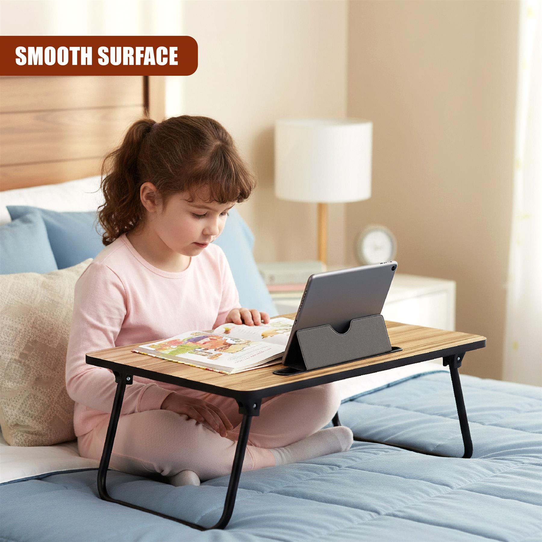 Foldable Laptop and Tablet Bed Table