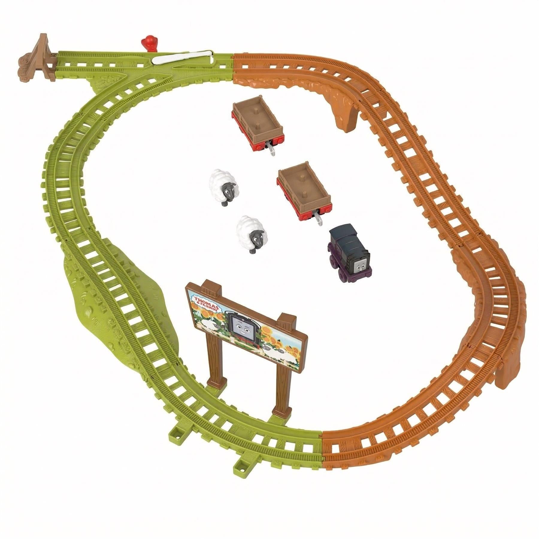 Fisher-Price Thomas & Friends 17 Piece Diesels Adventure Train & Track Set