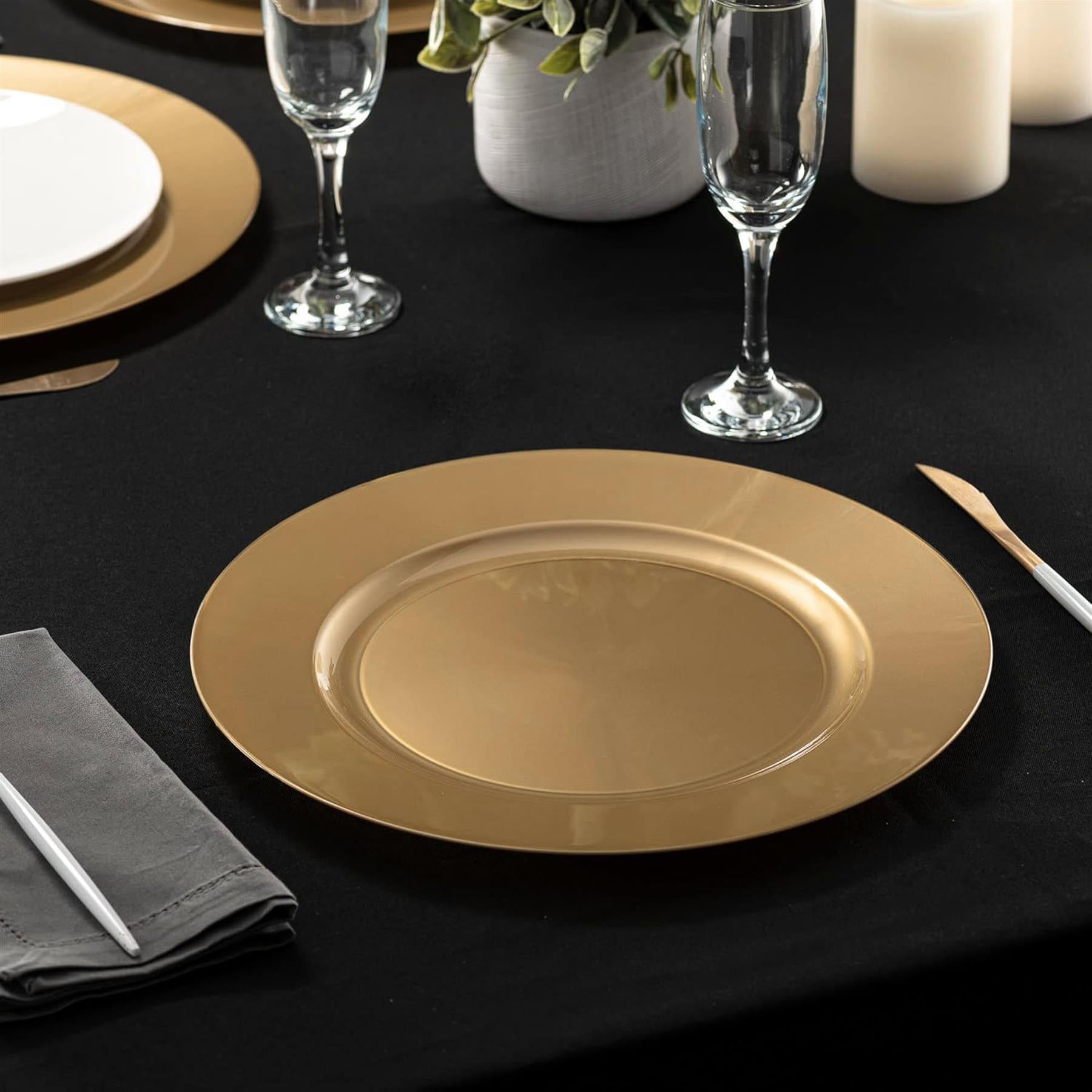 Set of 4 Charger Plates