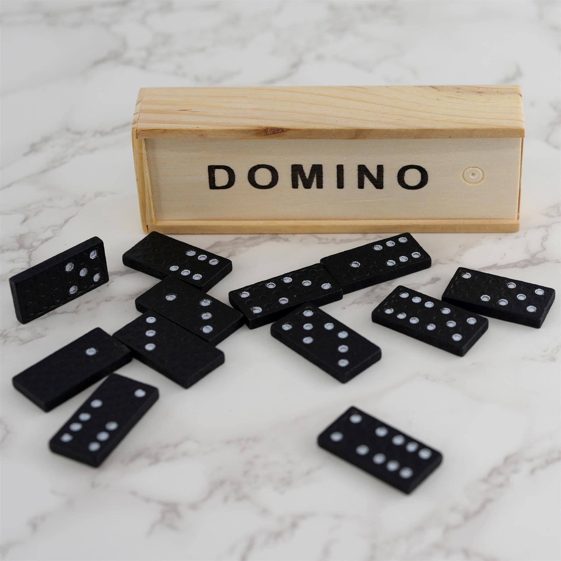 The Magic Toy Shop Dominoes Game in Wooden Box