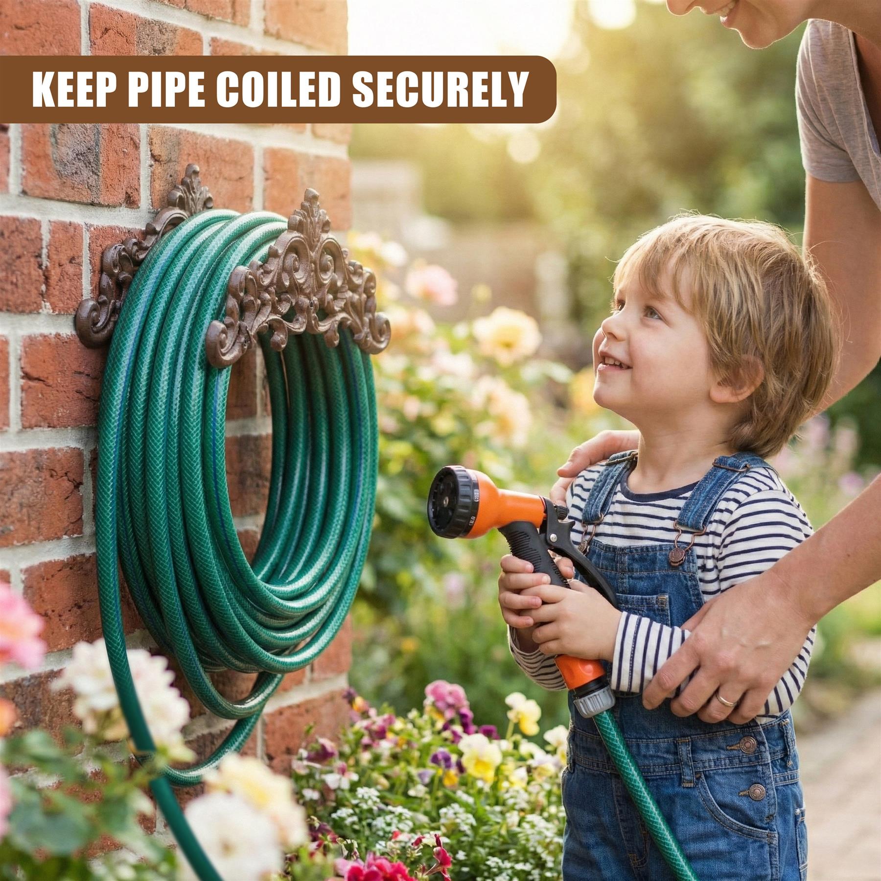 Cast Iron Garden Hose Holder