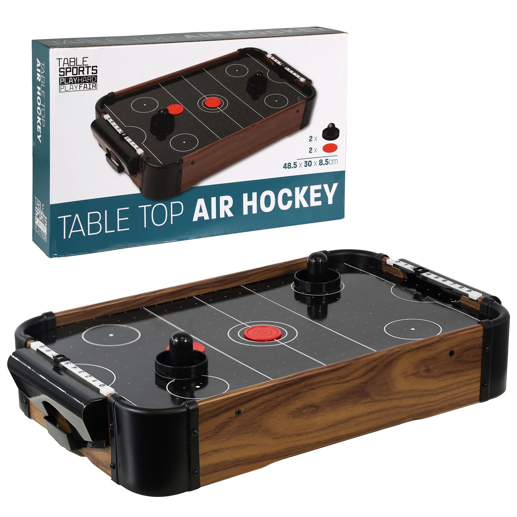 Wooden Mini Air Hockey Table