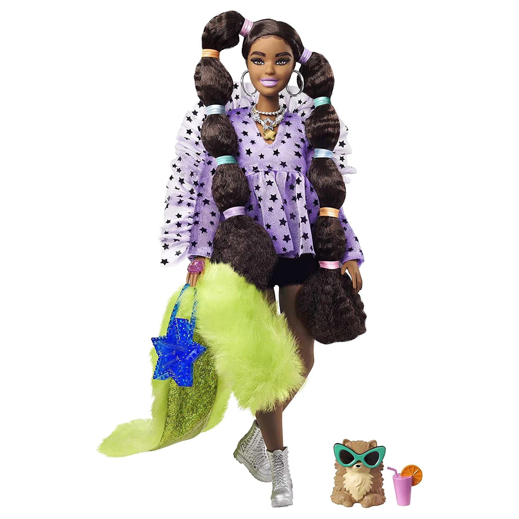 Barbie Barbie Extra Doll with Pigtails and Bobble Hair Playset