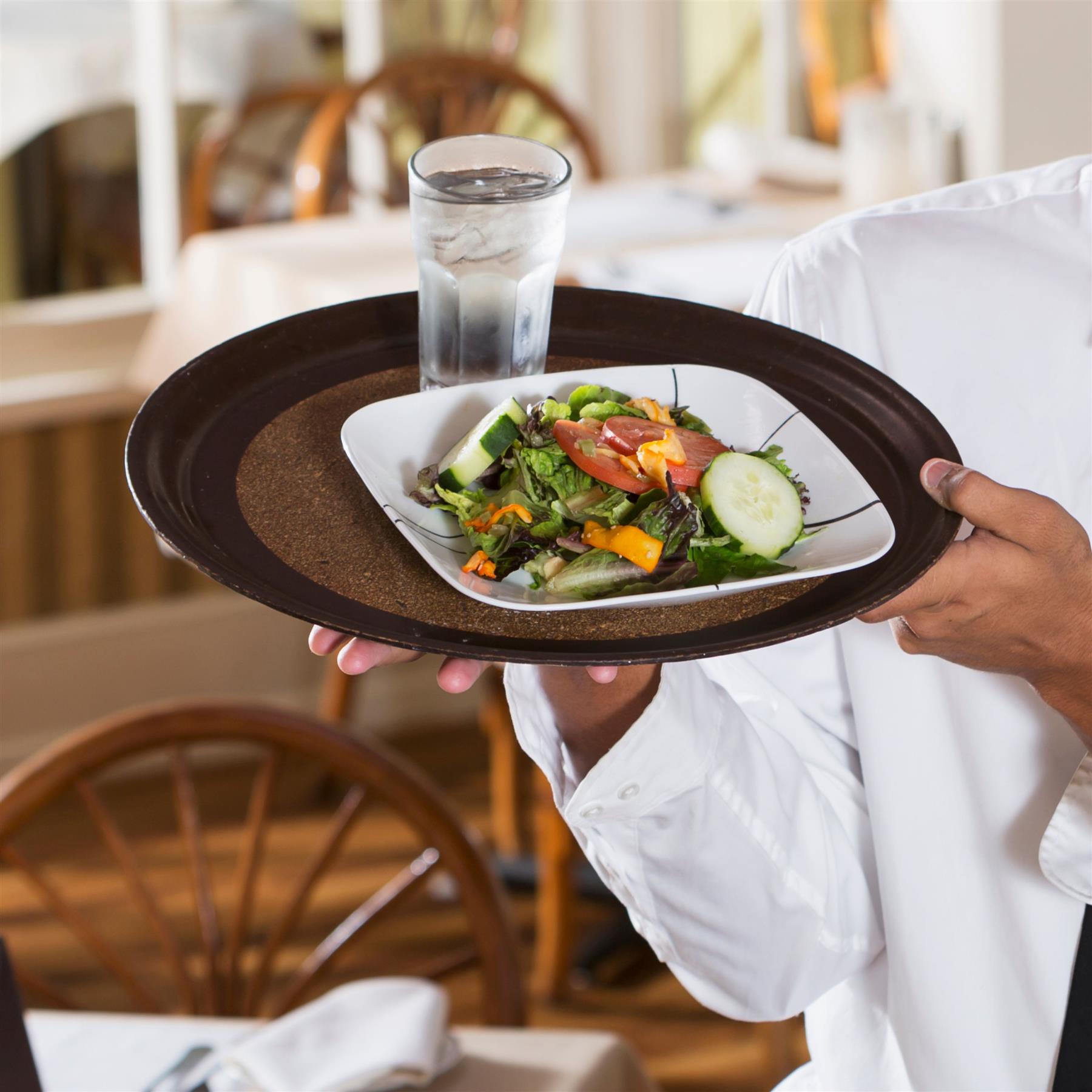 Non-Slip Black Textured Serving Tray by GEEZY - The Magic Toy Shop