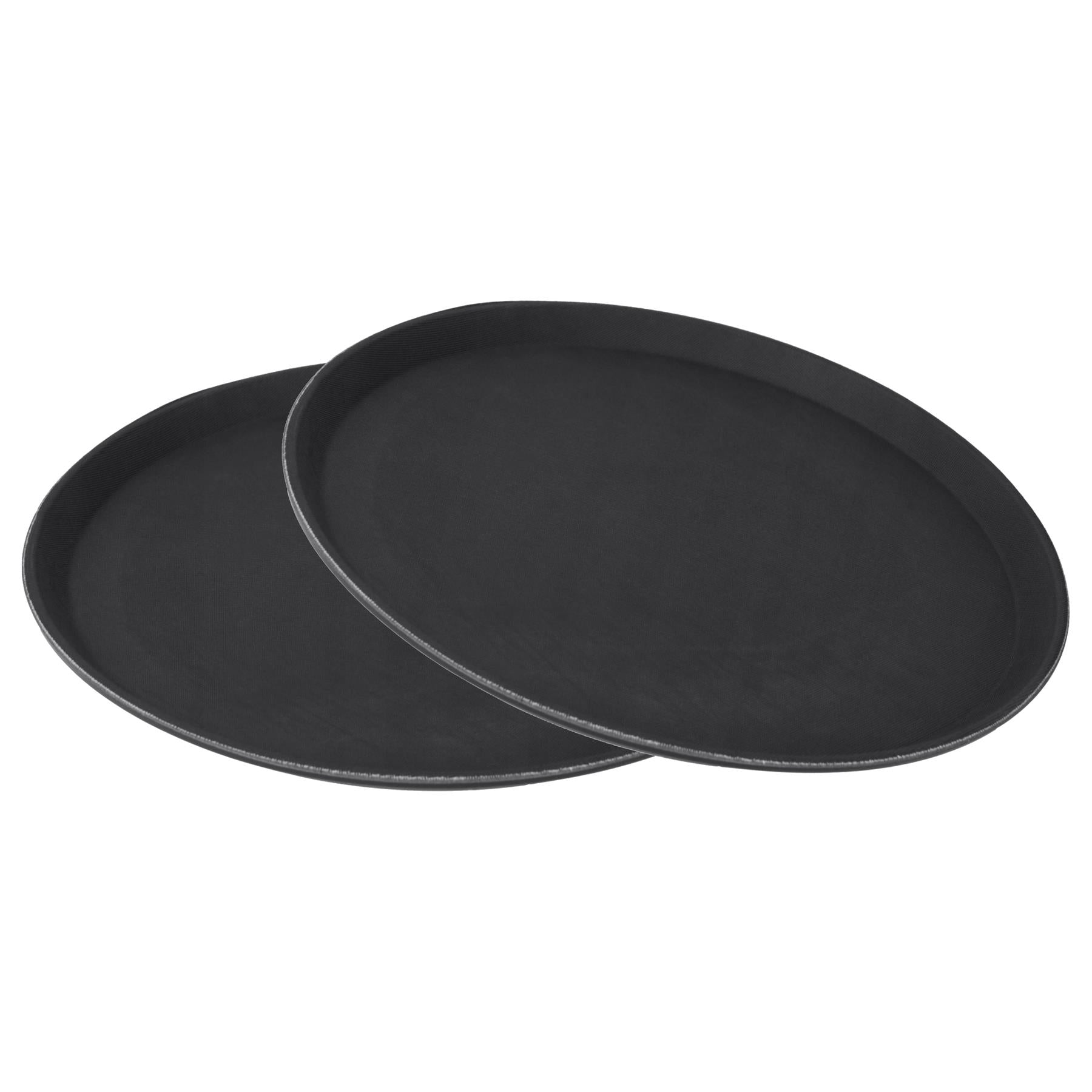 Non-Slip Round Tray - Set of 2