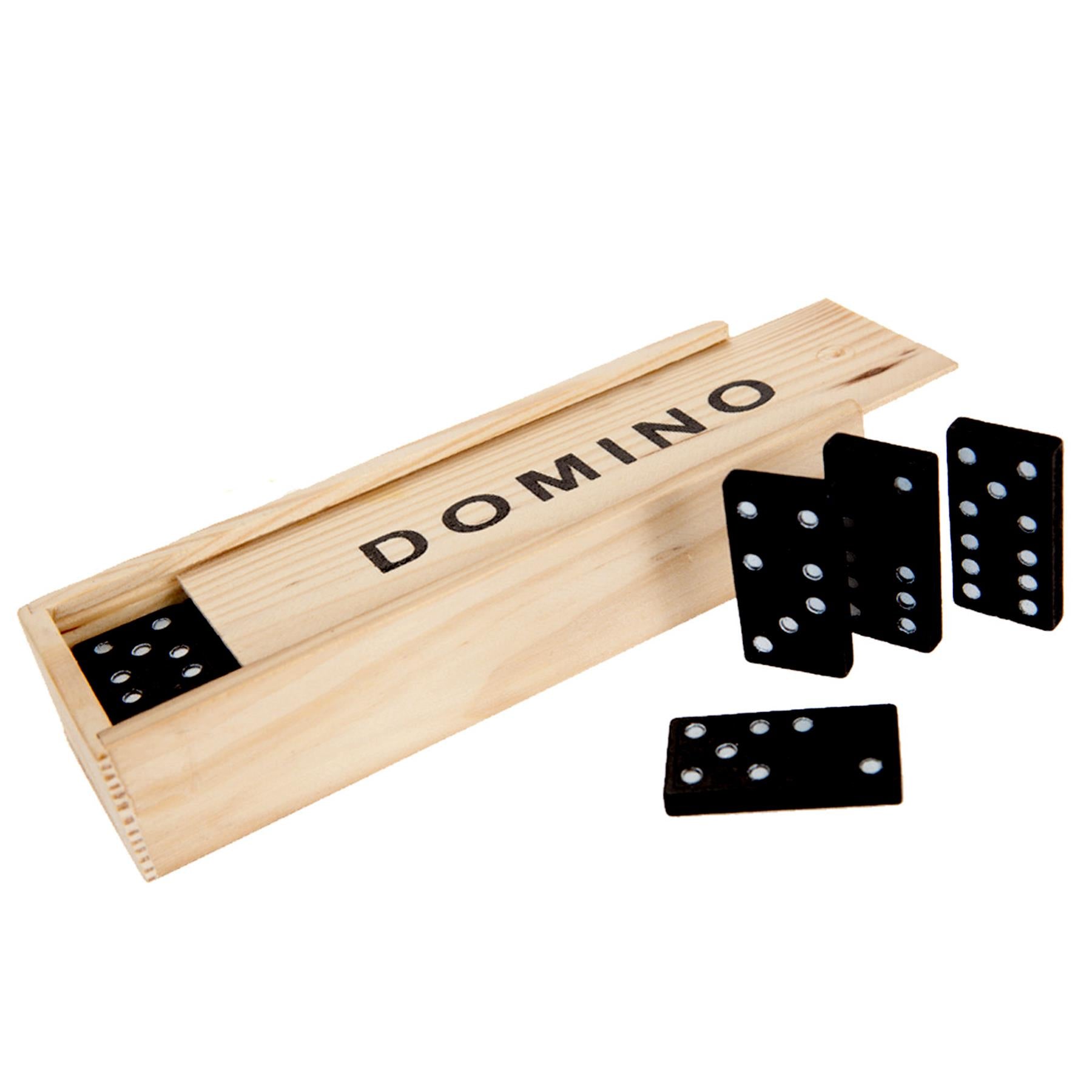 Dominoes Game in Wooden Box
