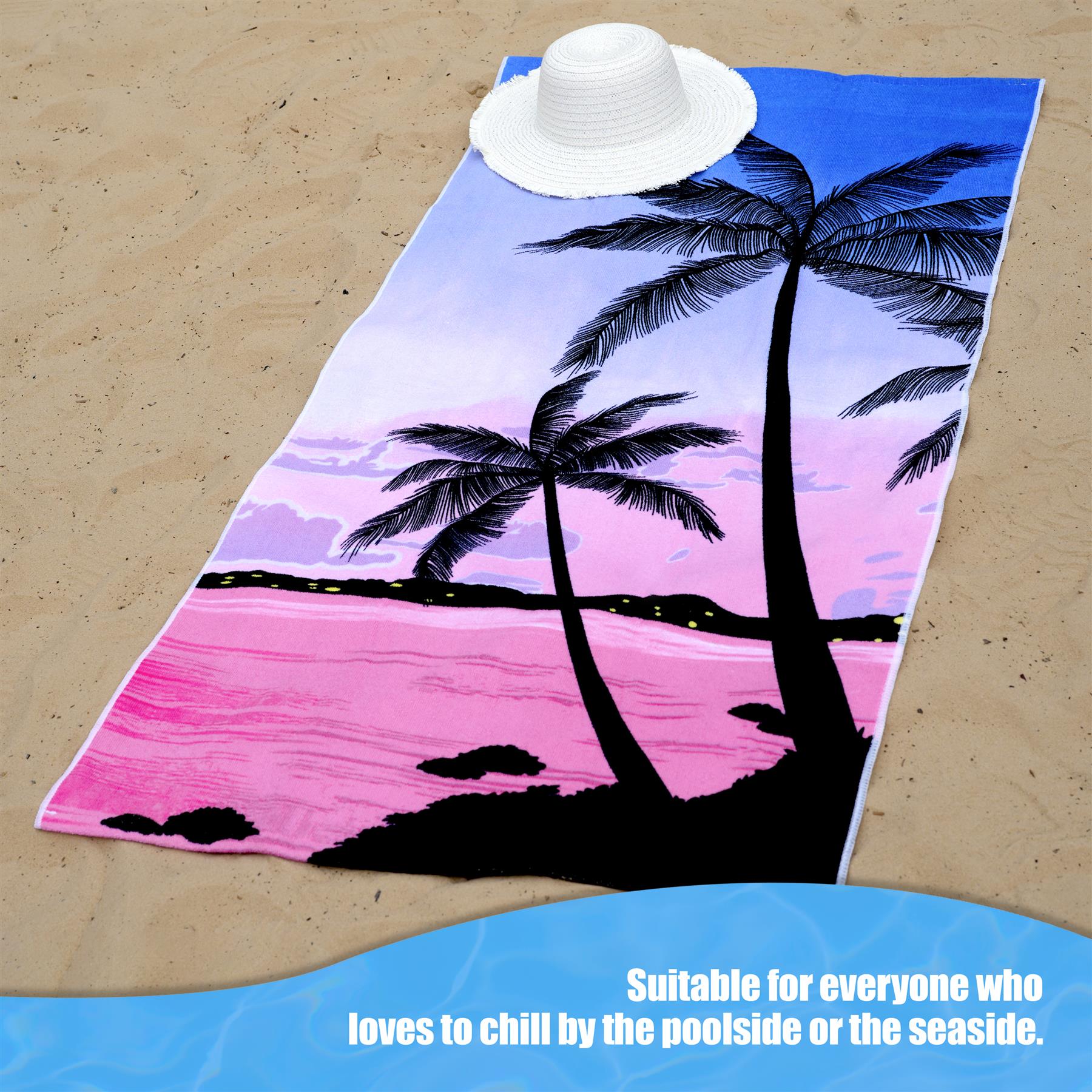 Sunset Design Large Towel by Geezy - The Magic Toy Shop