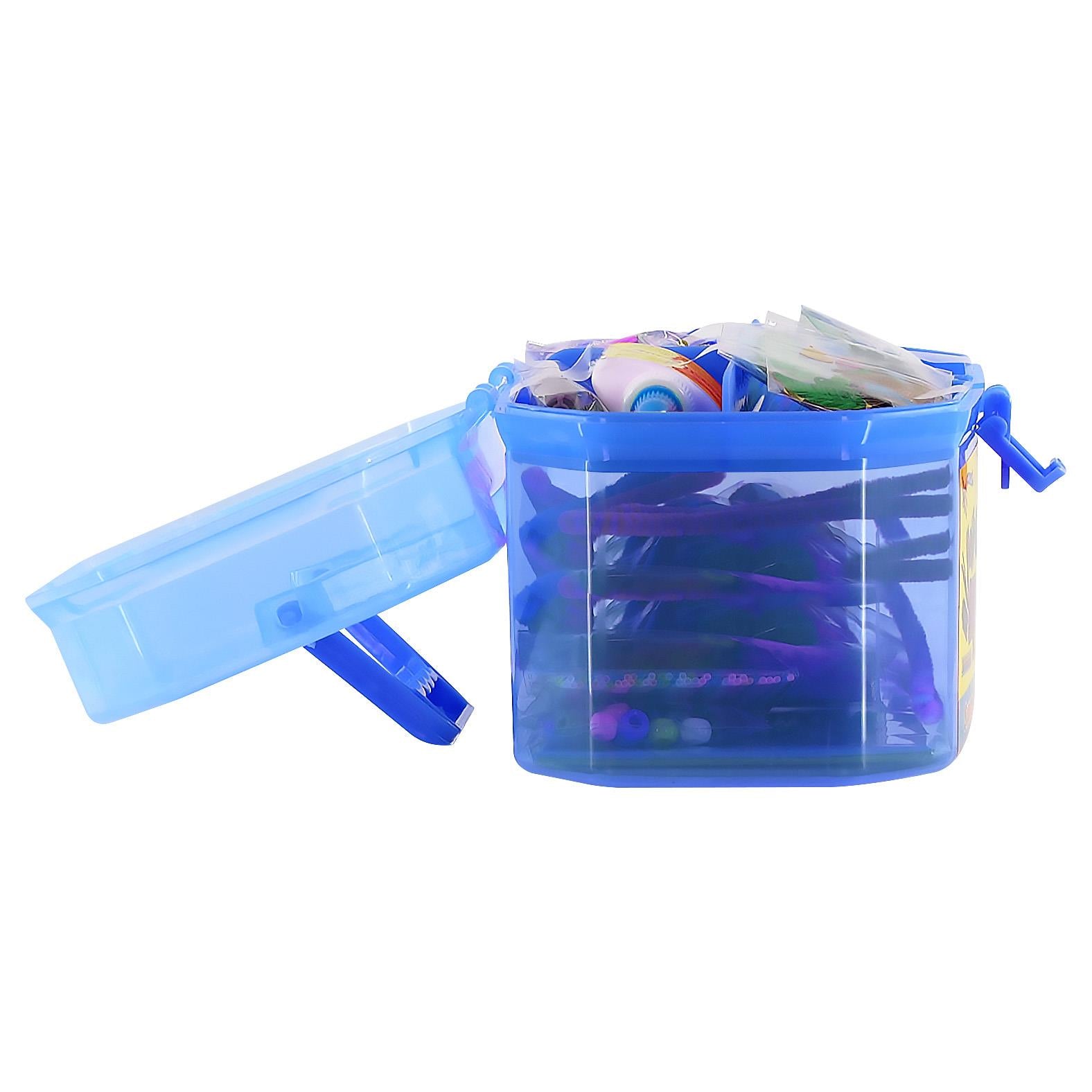 The Magic Toy Shop Blue Kids Super Craft Carry Case