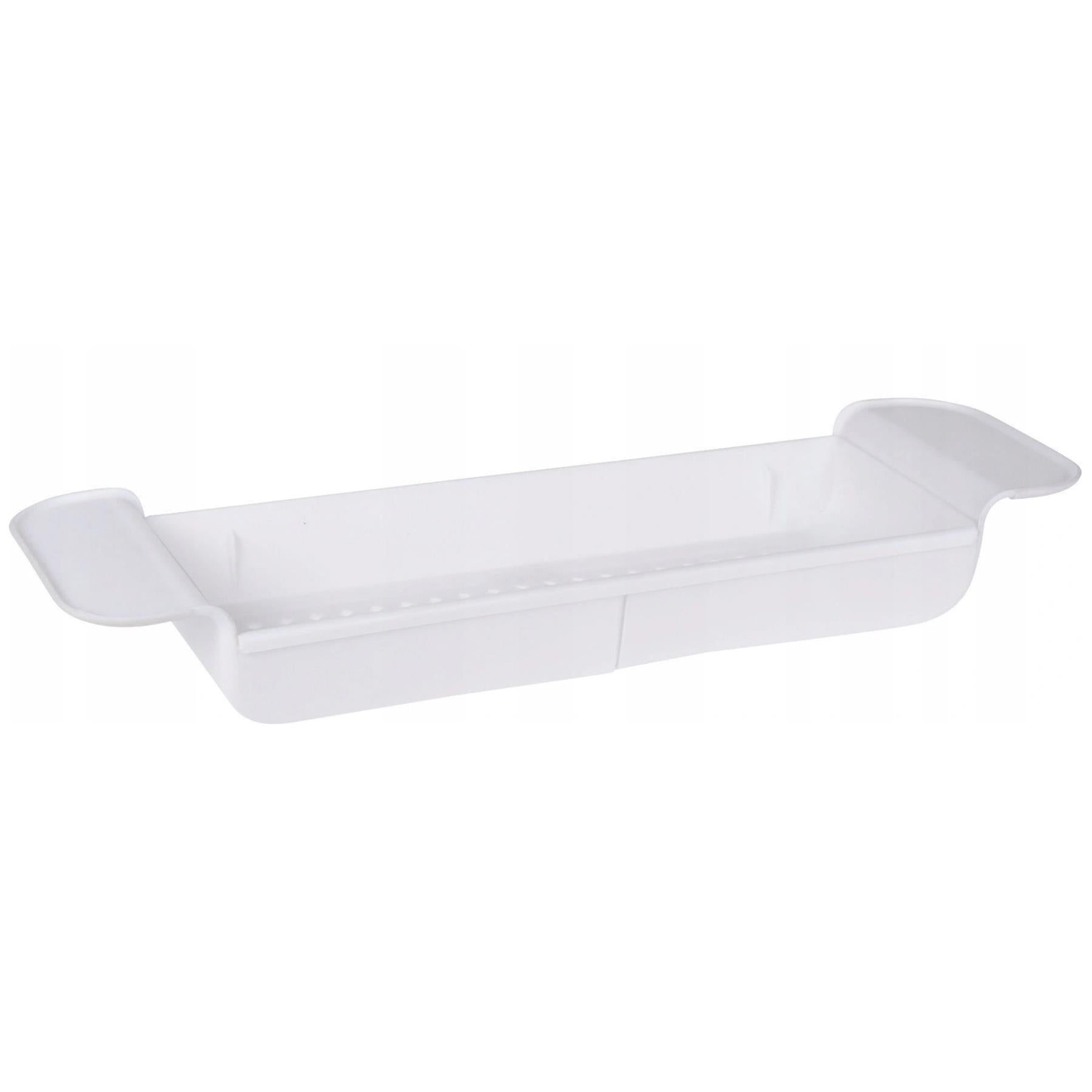 GEEZY Extendable Plastic Bathtub Tray