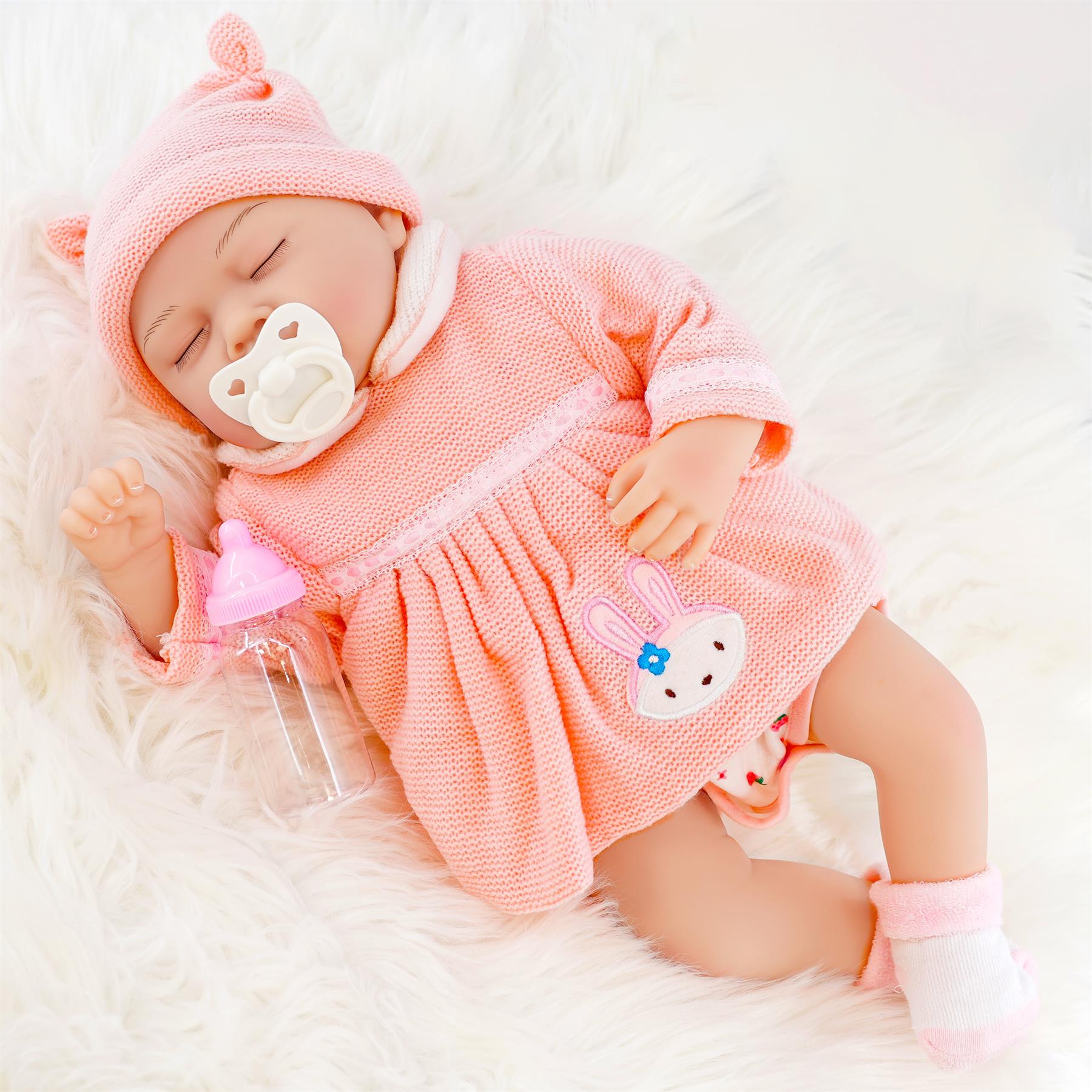 BiBi Doll BiBi Doll Reborn Sleeping Girl "Rose" (50 cm / 20")