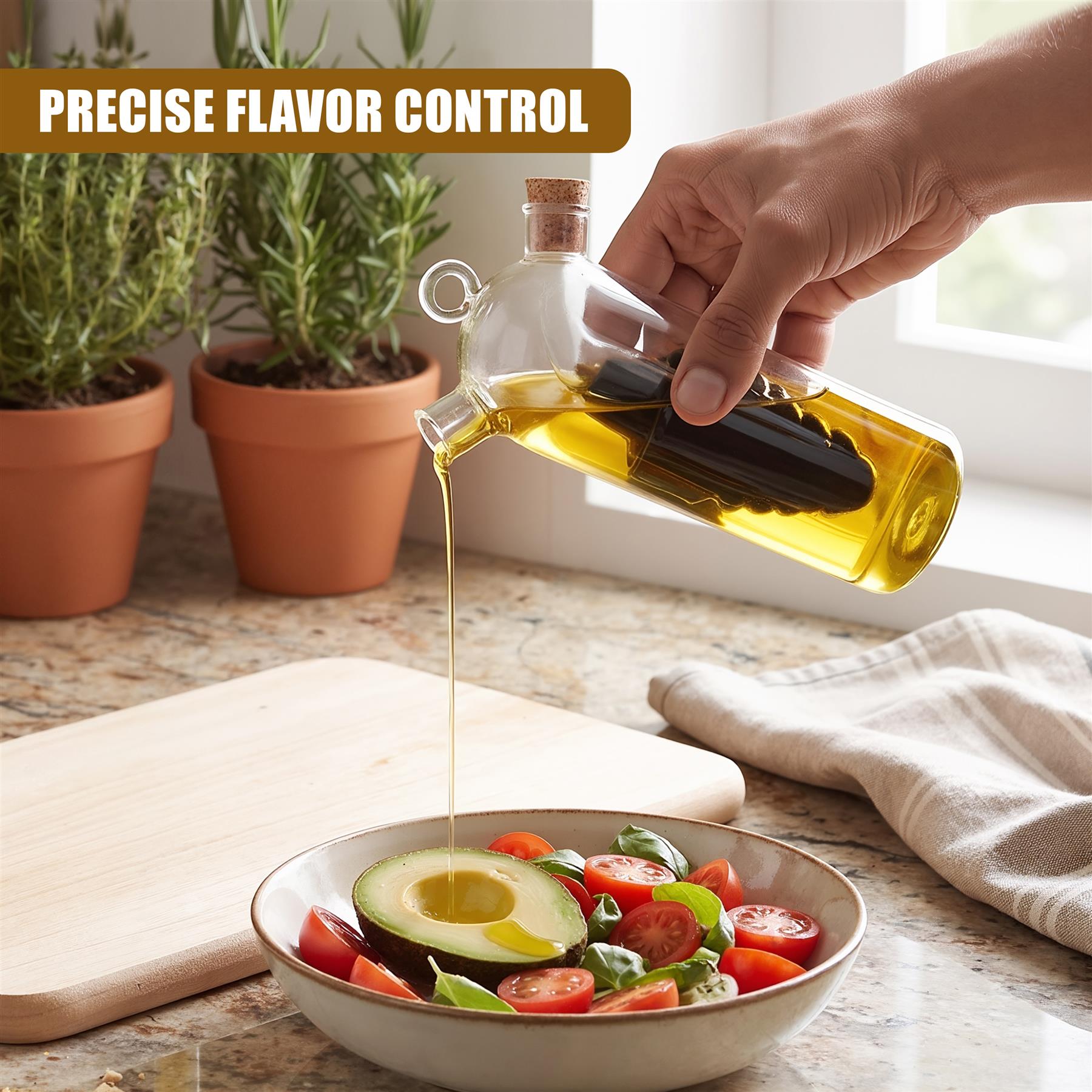 2 in 1 Oil & Vinegar Dispenser