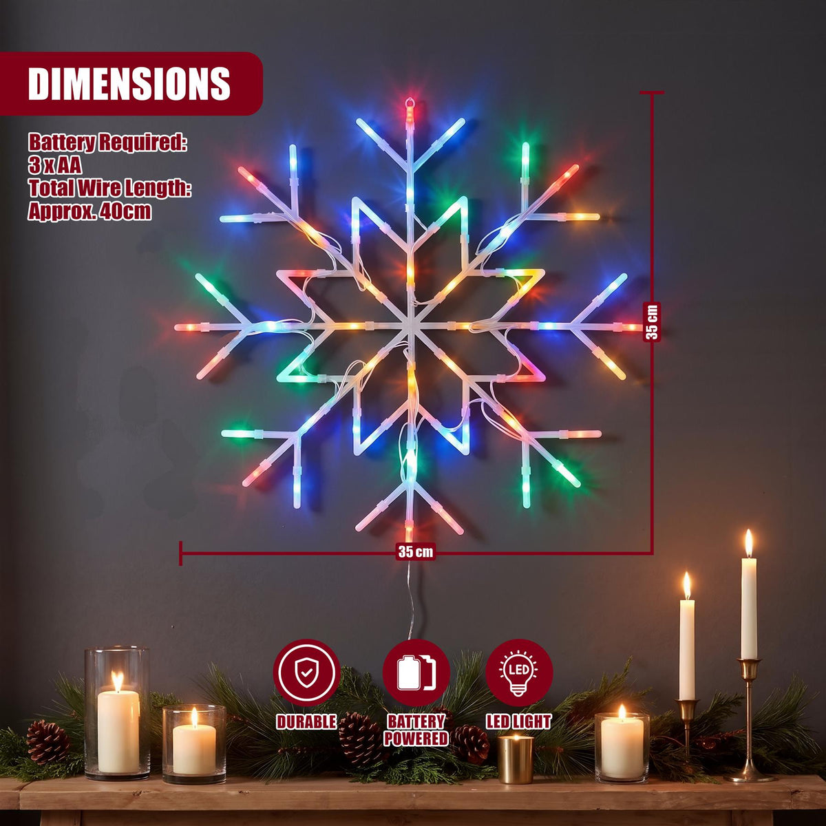 Christmas Snowflake Lights