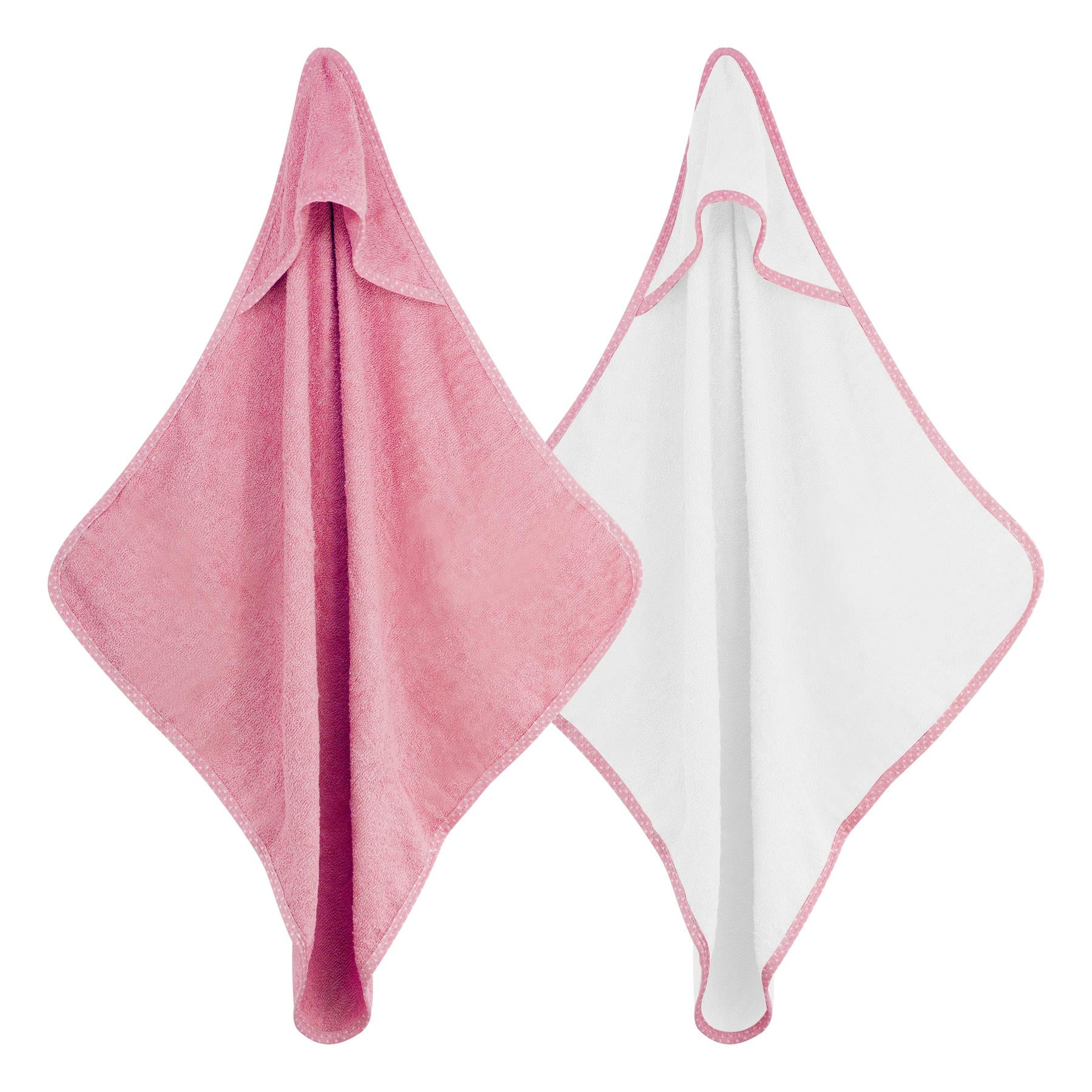 Pack of 2 Hooded Baby Bath Towels