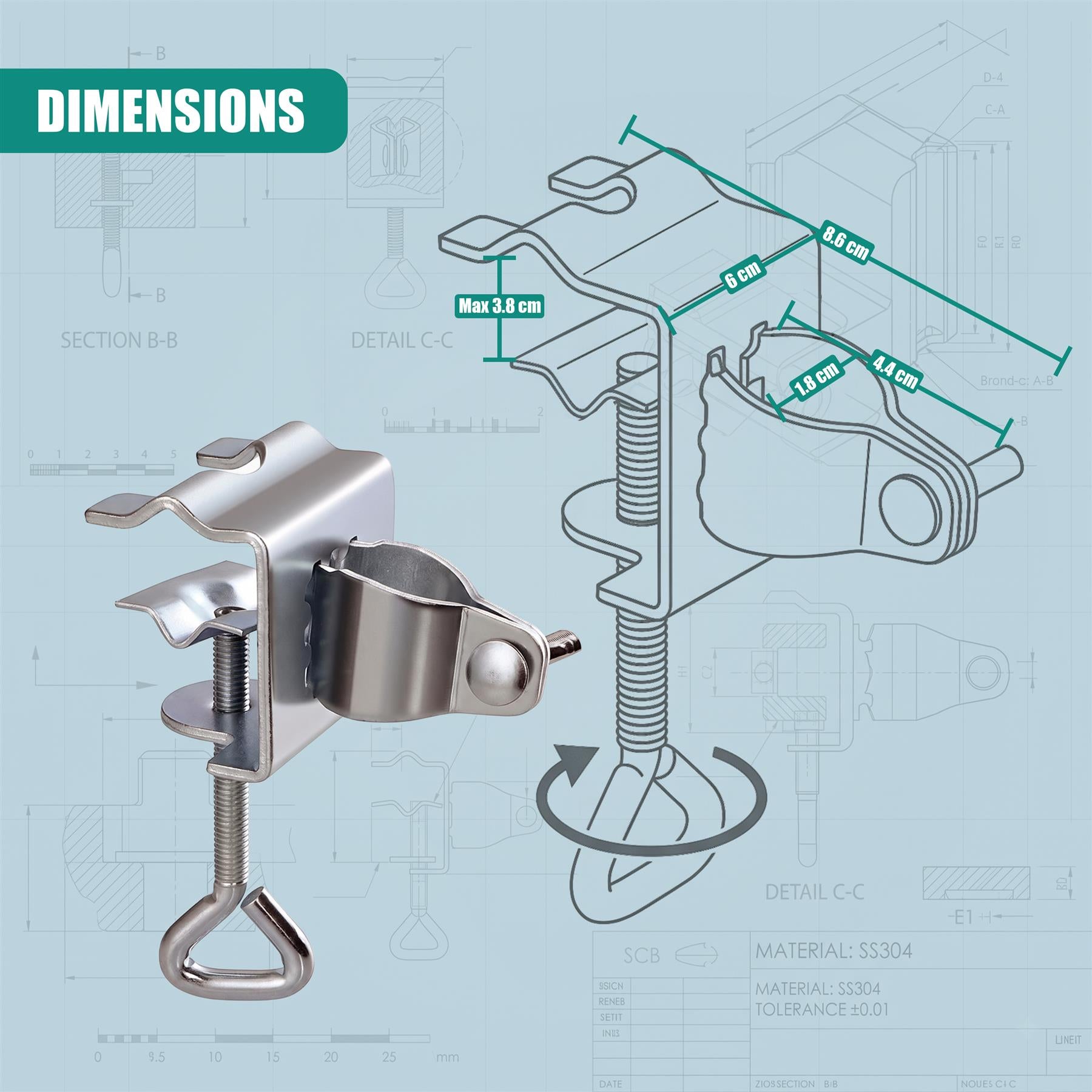 Parasol Clamp