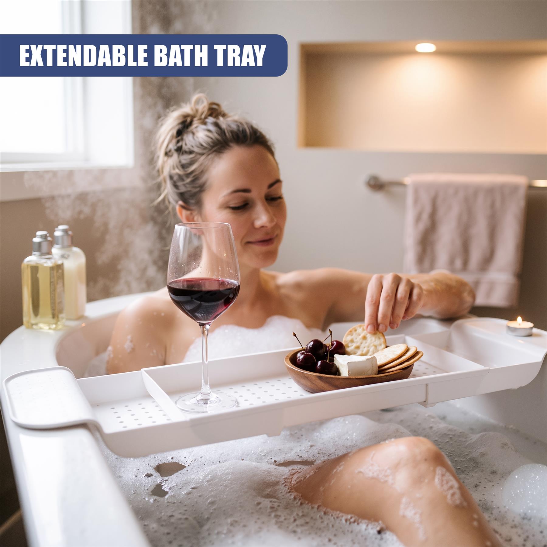 Extendable Bath Tray