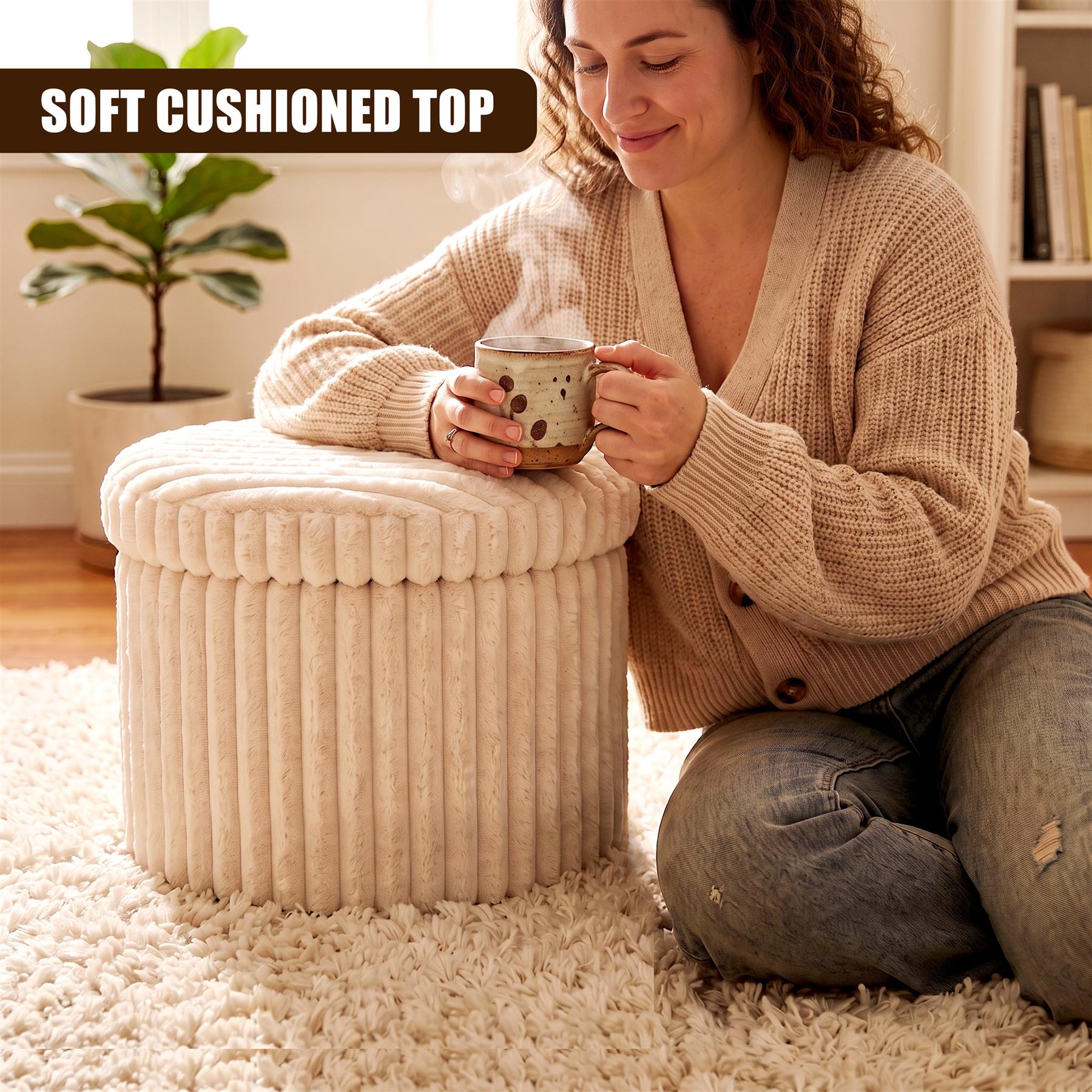 Round Ottoman Stool