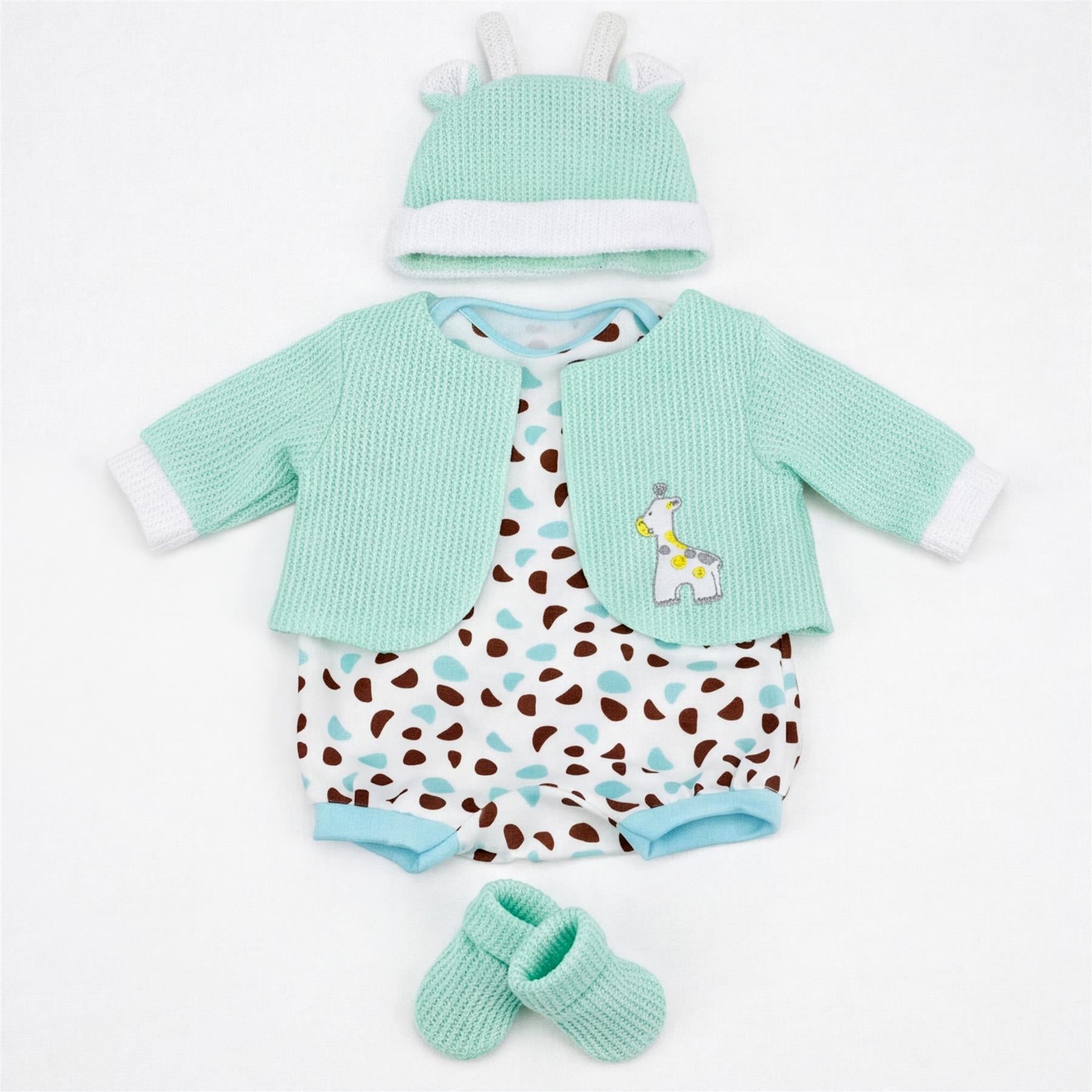 BiBi Outfits - Reborn Doll Clothes (Mint Jacket) (50 cm / 20")