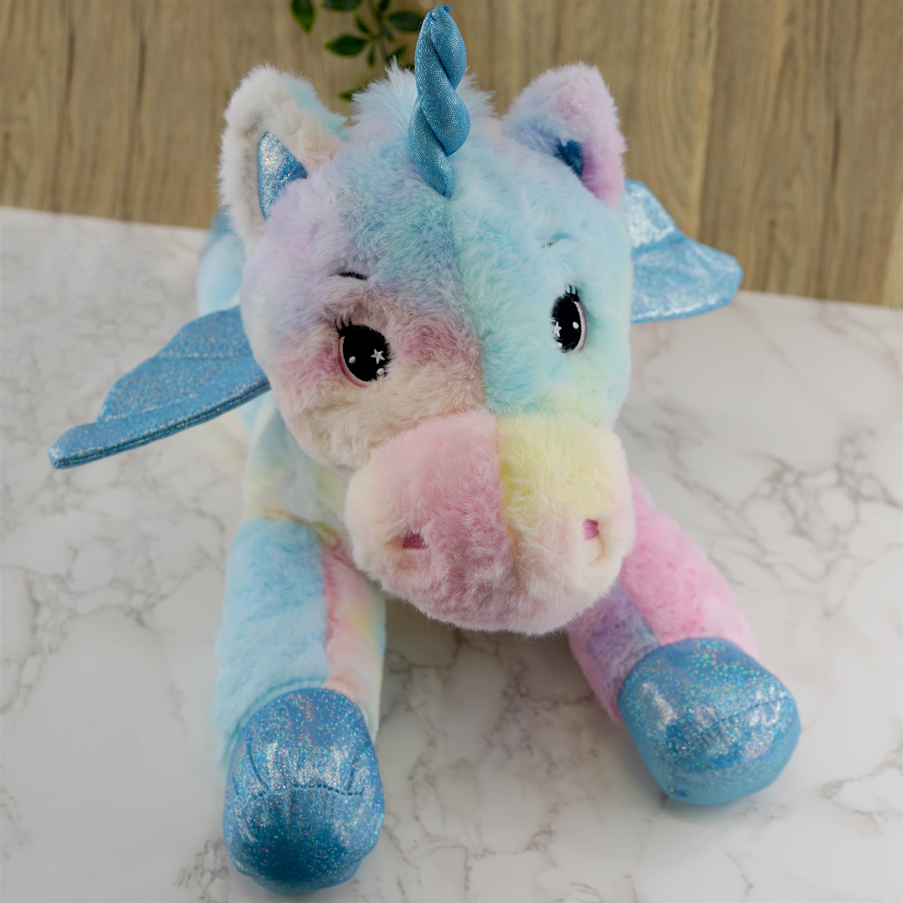 Unicorn with Sparkling Wings - Soft Toy